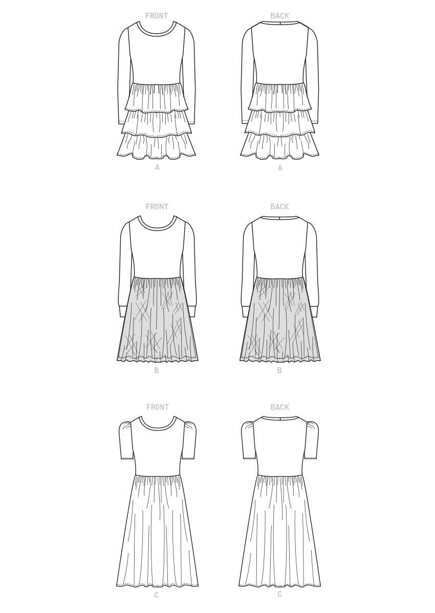 Patron McCall's n°8251 - Robe ajustée et évasée pour enfants