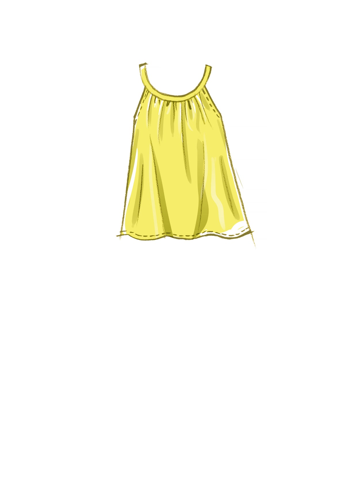 Patron McCall's n°8256 - Hauts pour femmes avec encolure froncée