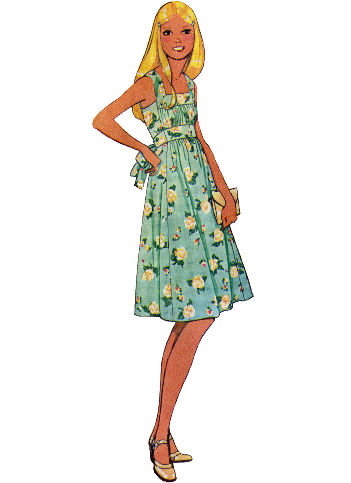 Patron McCall's n°8258 - Robes et haut vintage des années 1970