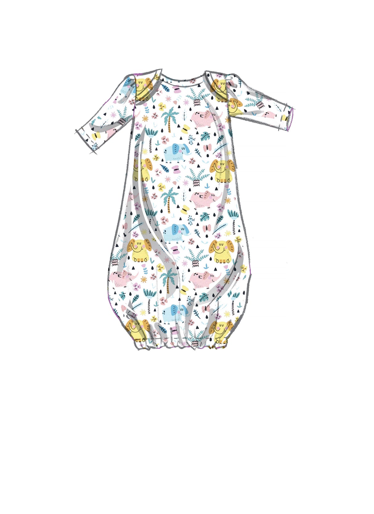 Patron McCall's n°8265 - Ensemble pour bébés