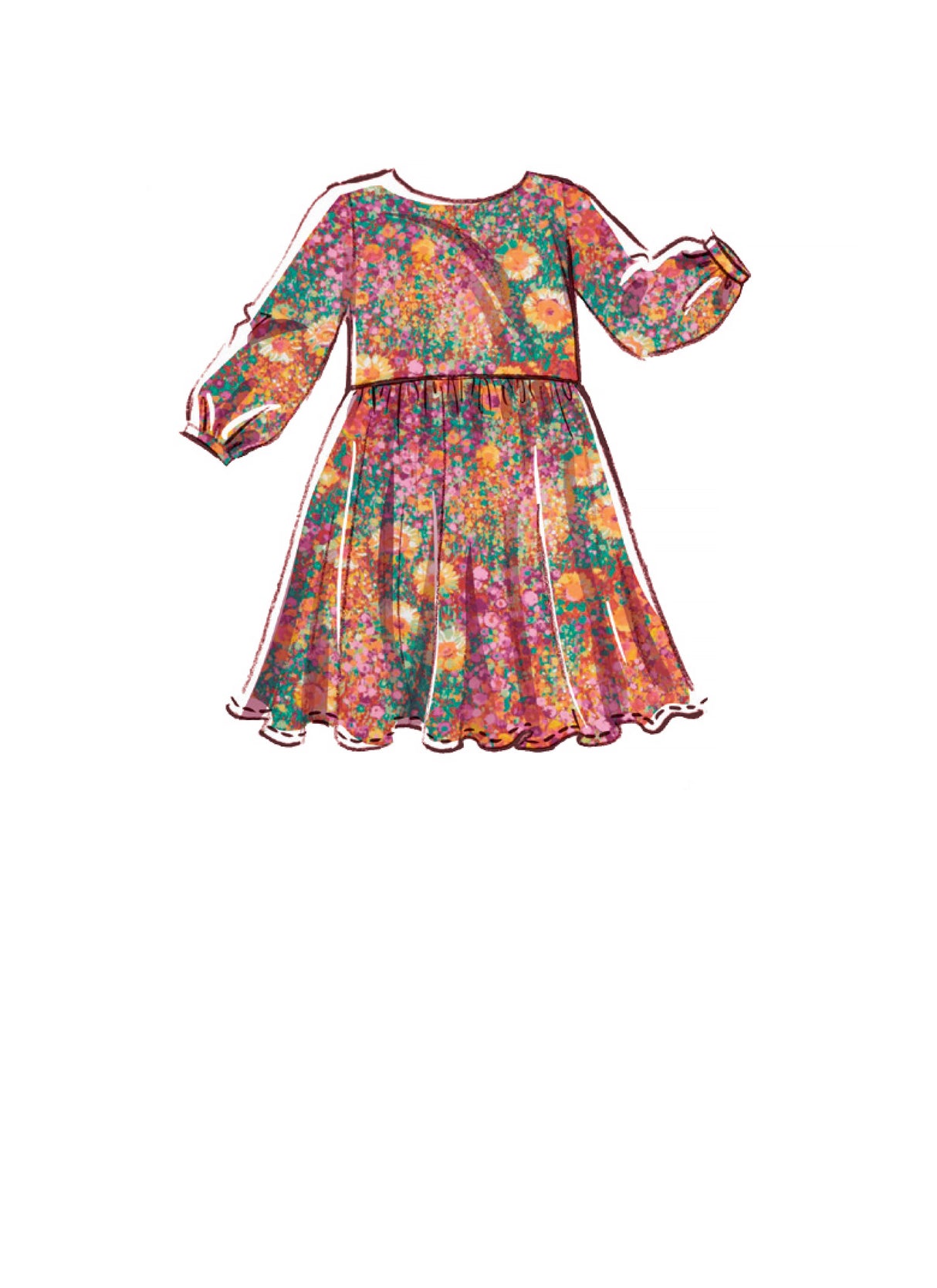 Patron McCall's n°8266 - Robes pour enfants