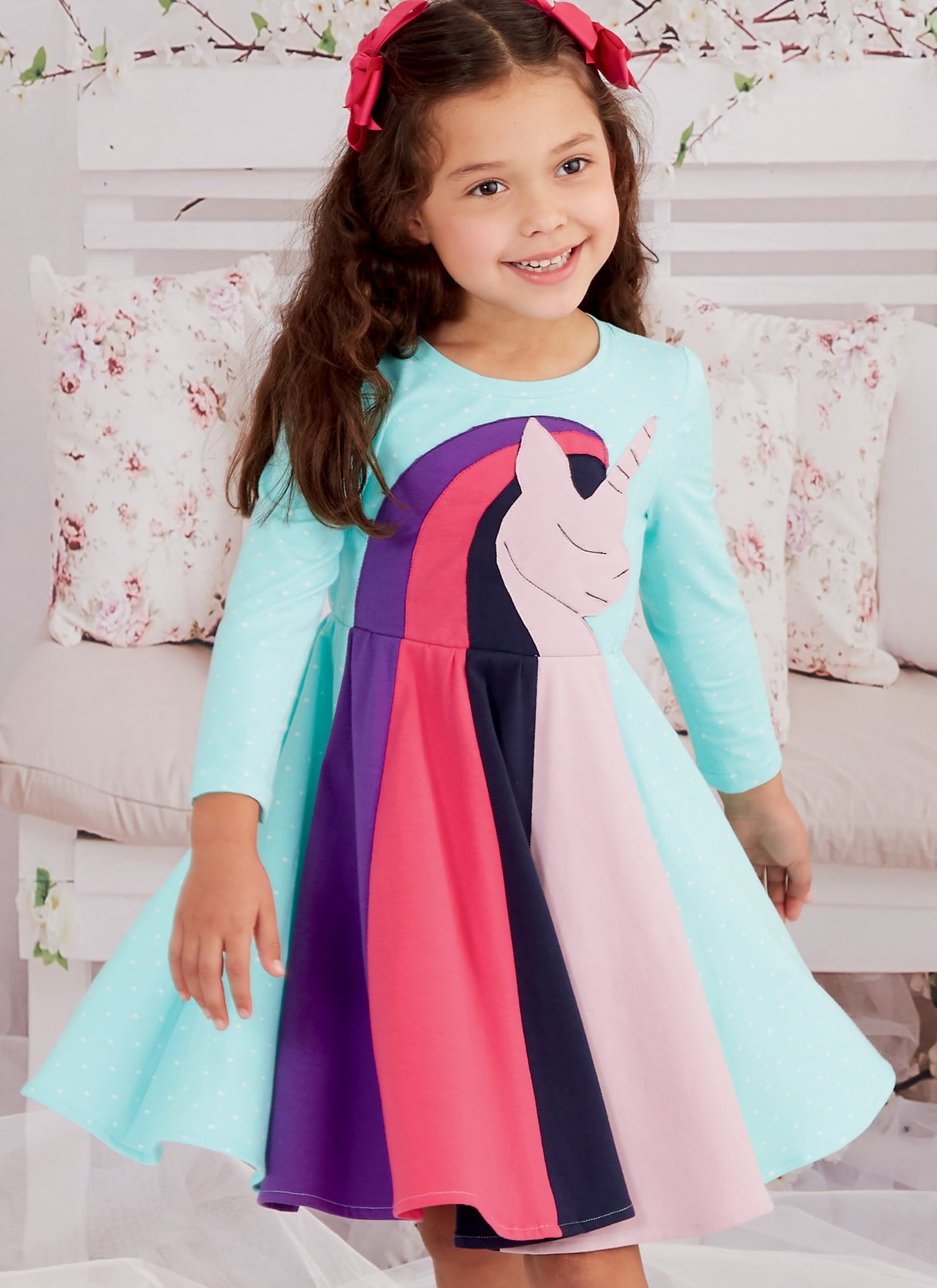 Patron McCall's n°8267 - Robes en maille pour enfants