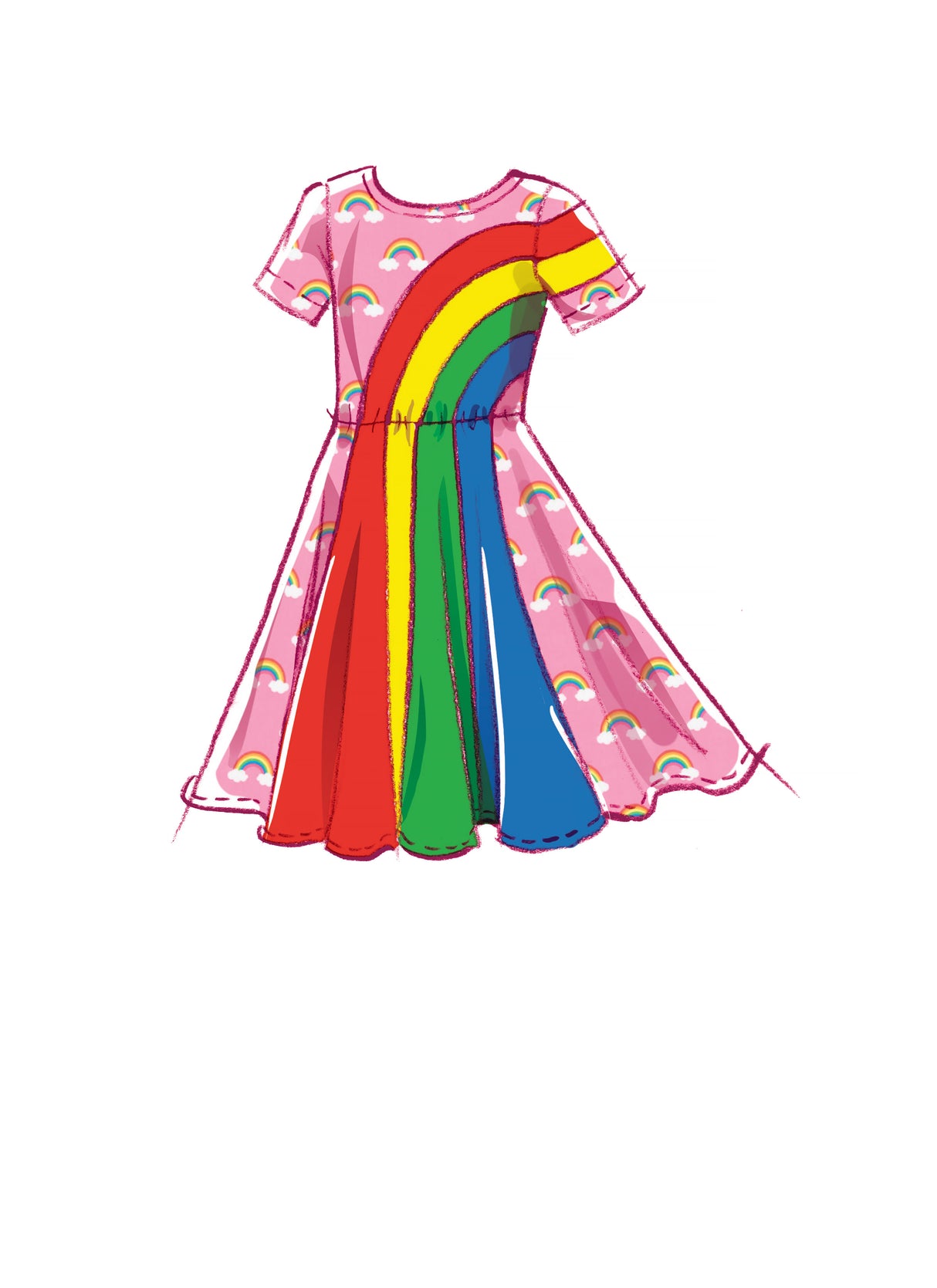 Patron McCall's n°8267 - Robes en maille pour enfants