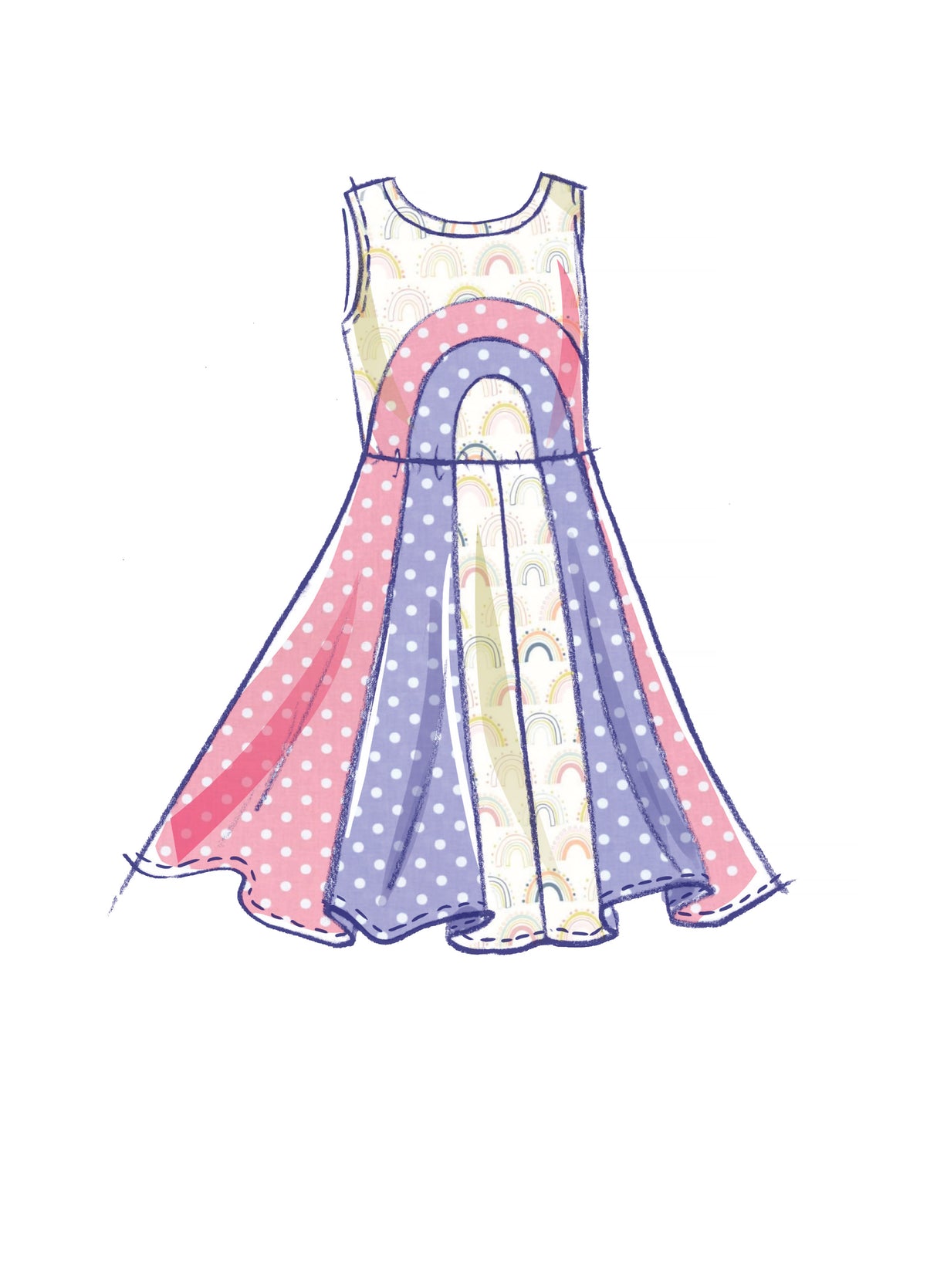 Patron McCall's n°8267 - Robes en maille pour enfants