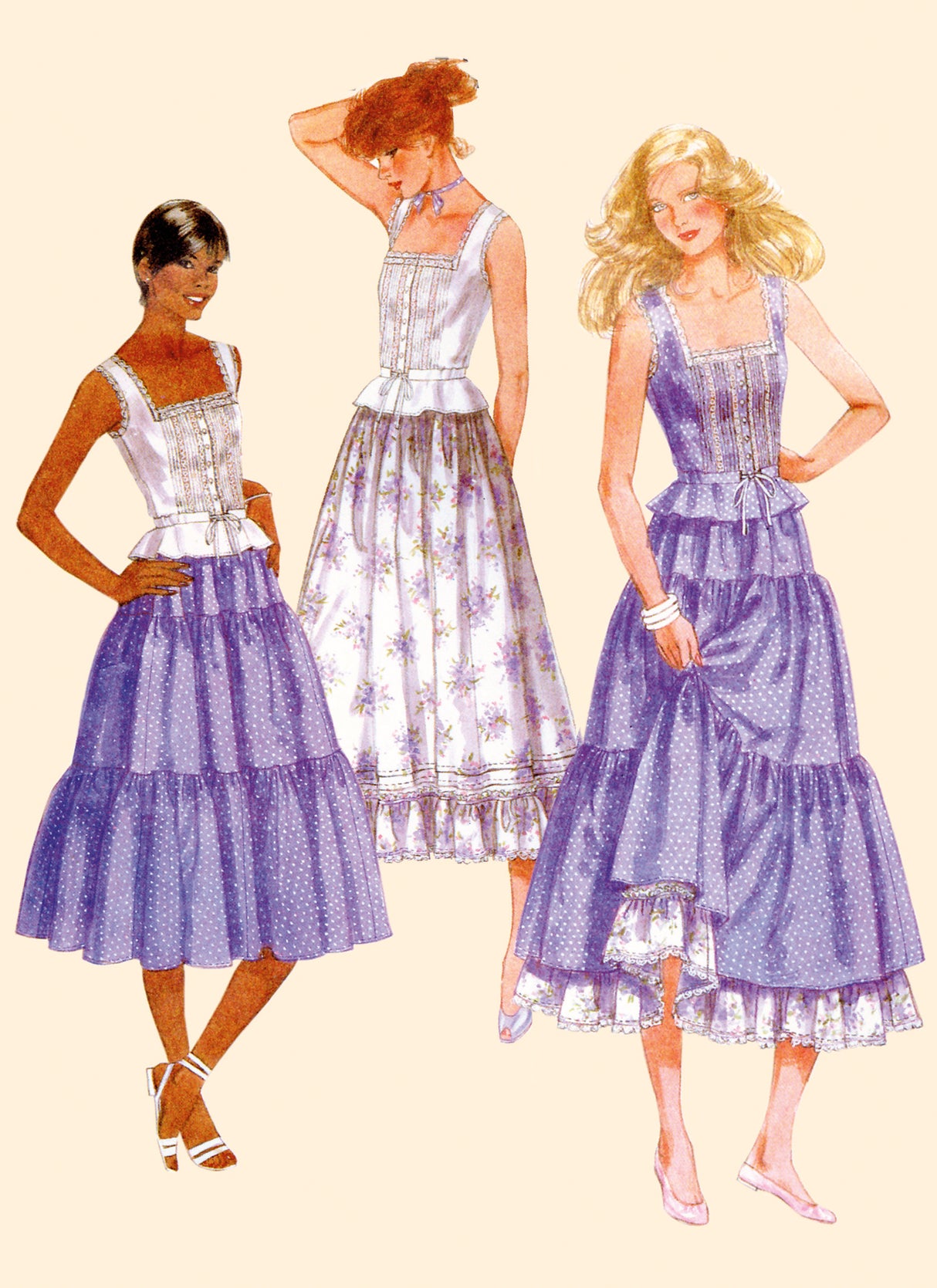Patron McCall's n°8306 - Haut et jupes pour femmes