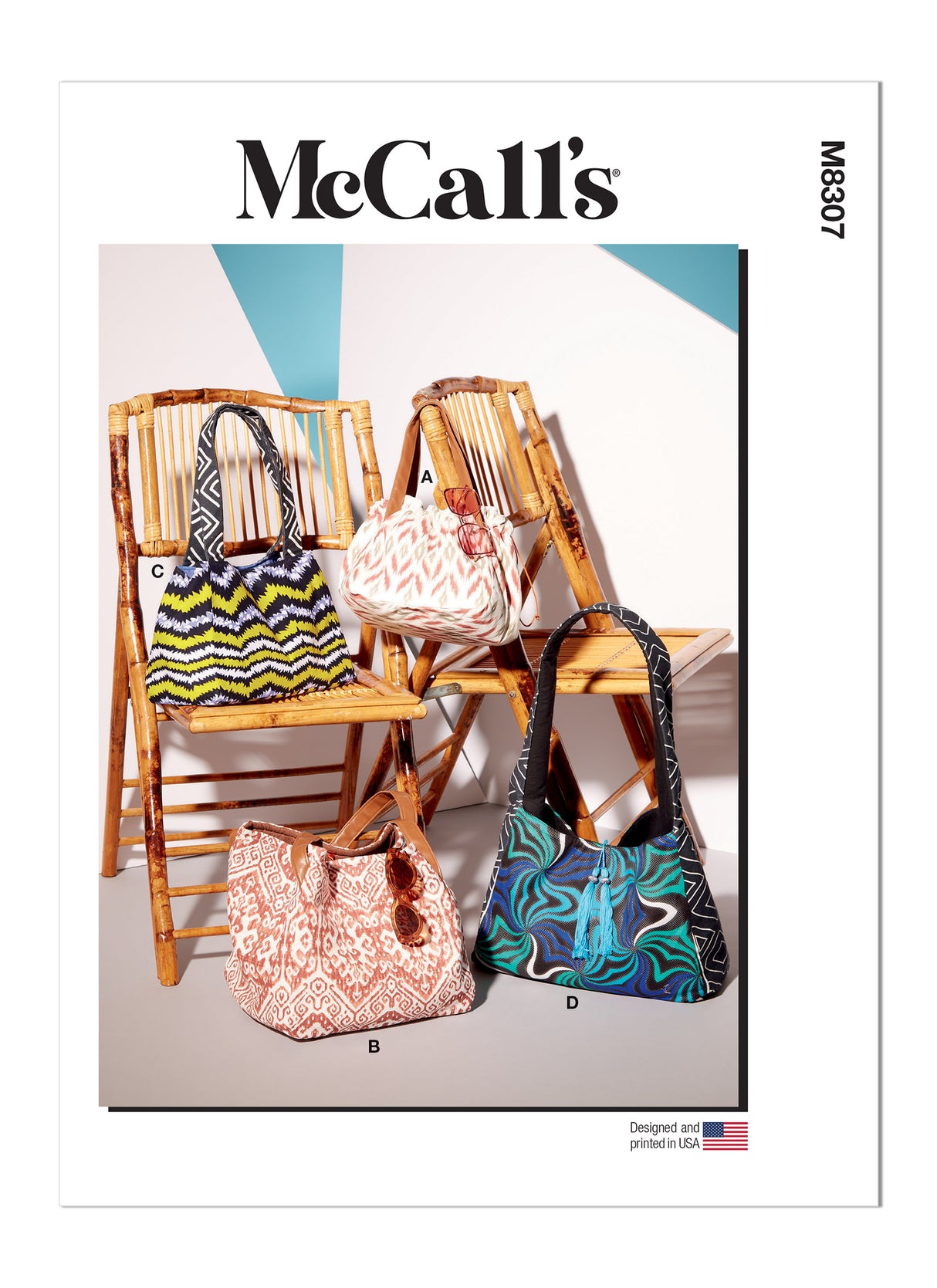 Patron McCall's n°8307 - Sacs et fourre-tout décontractés