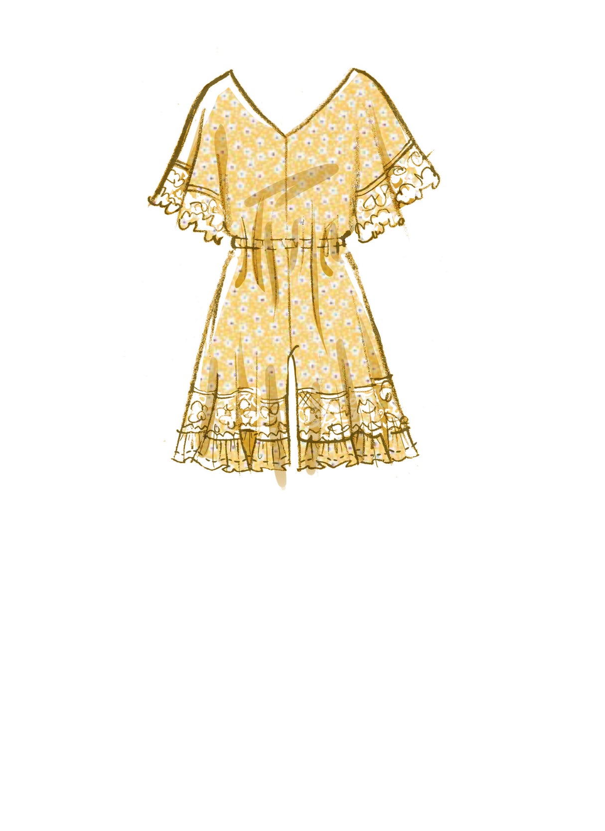 Patron McCall's n°8317 - Barboteuse et combinaison pour fillettes