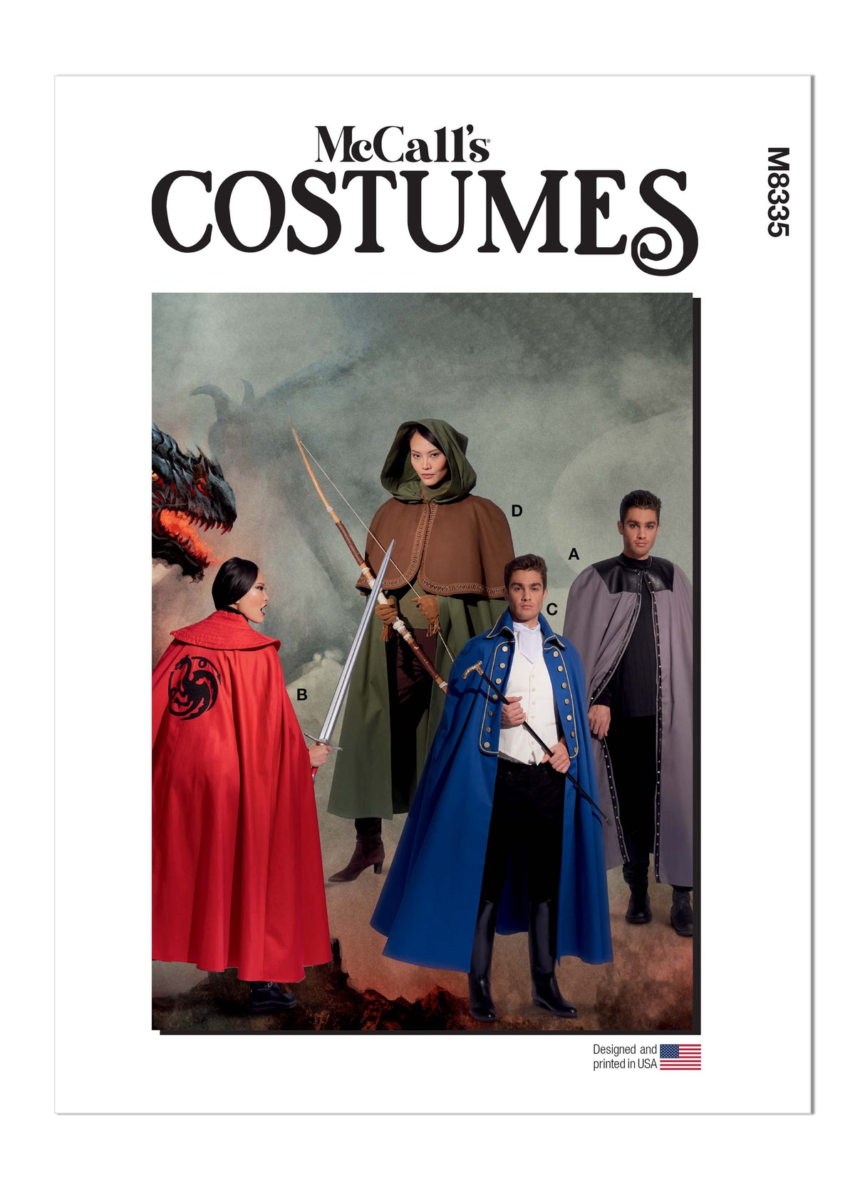 Patron McCall's n°8335 - Capes de déguisement