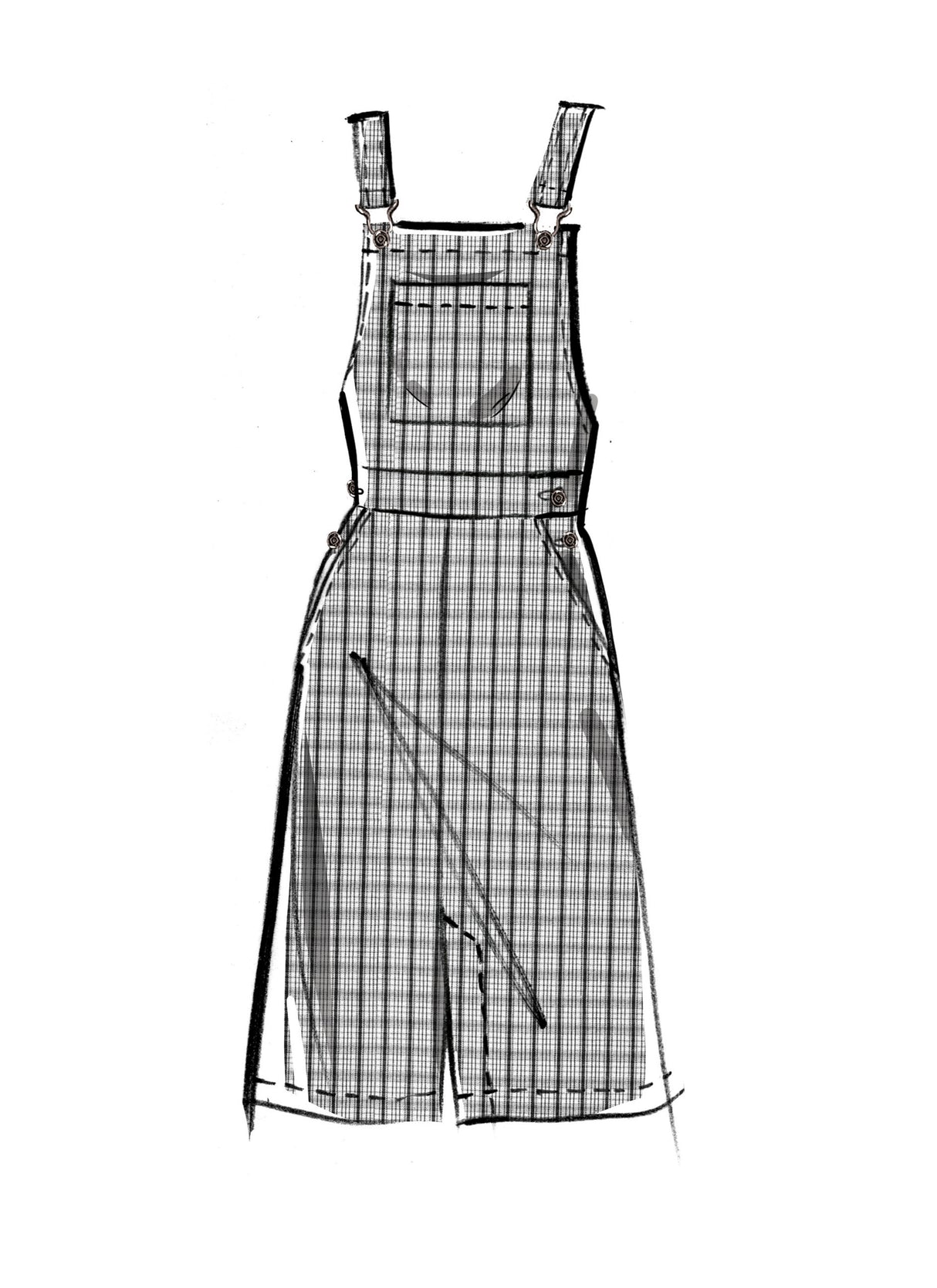 Patron McCall's n°8345 - Jupe-salopette