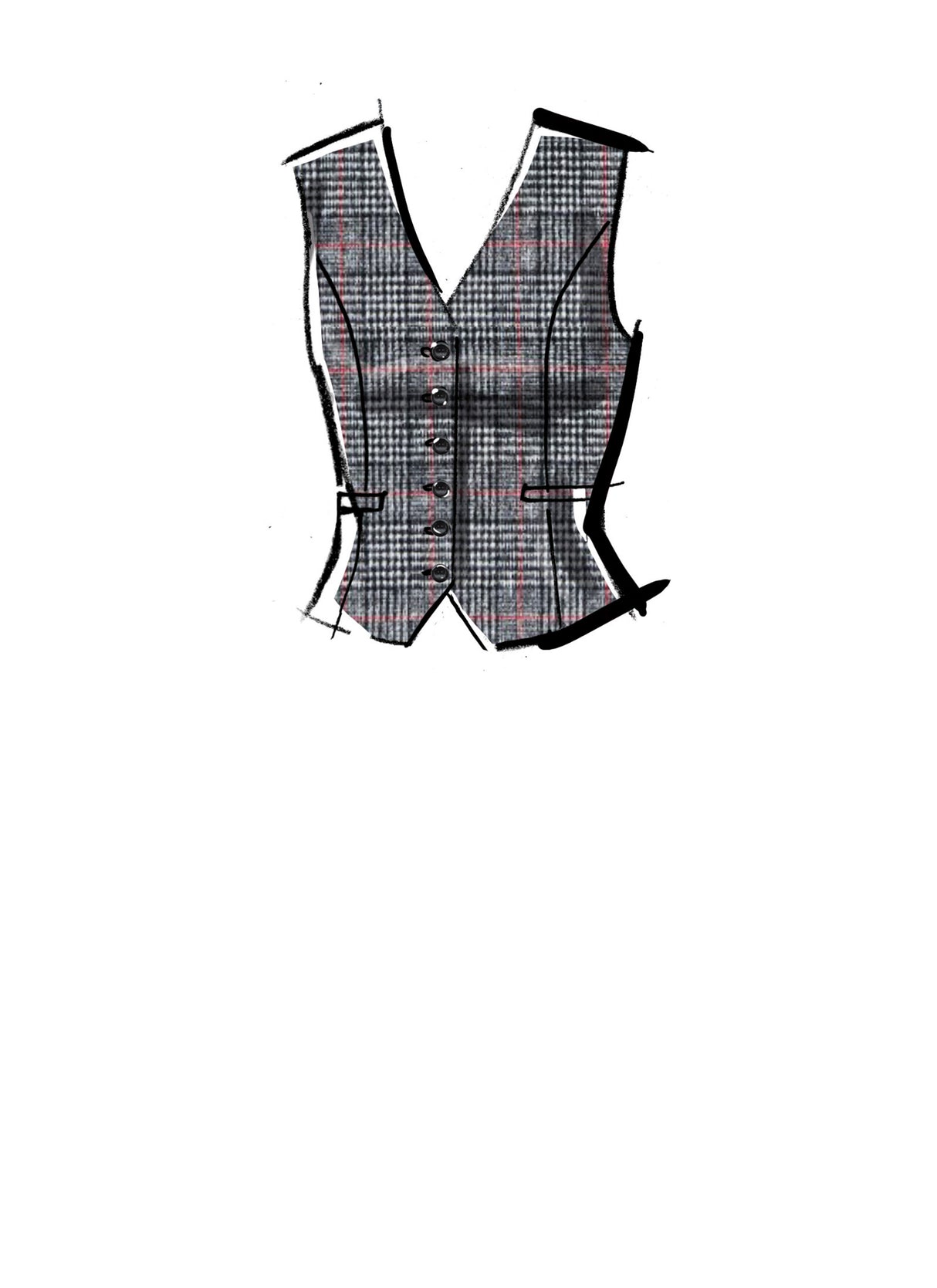 Patron McCall's n°8350 - Blazer et gilet pour femme