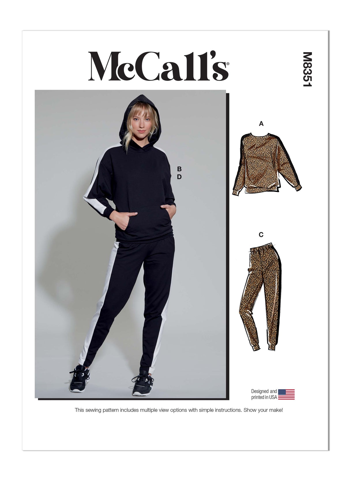 Patron McCall's n°8351 - Ensemble de détente pour femme