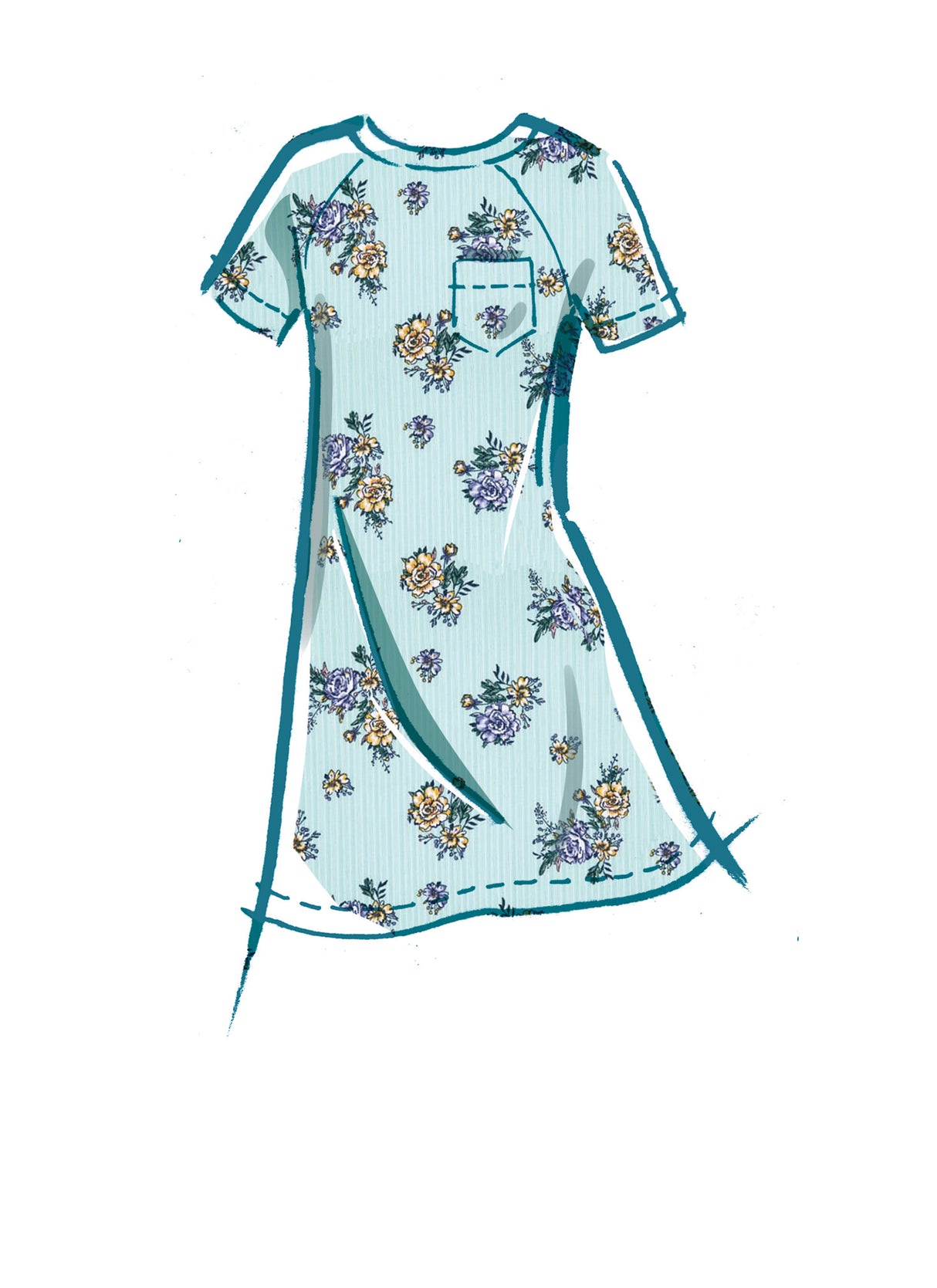 Patron McCall's n°8353 - Ensemble haut, robe et pantalon pour enfants