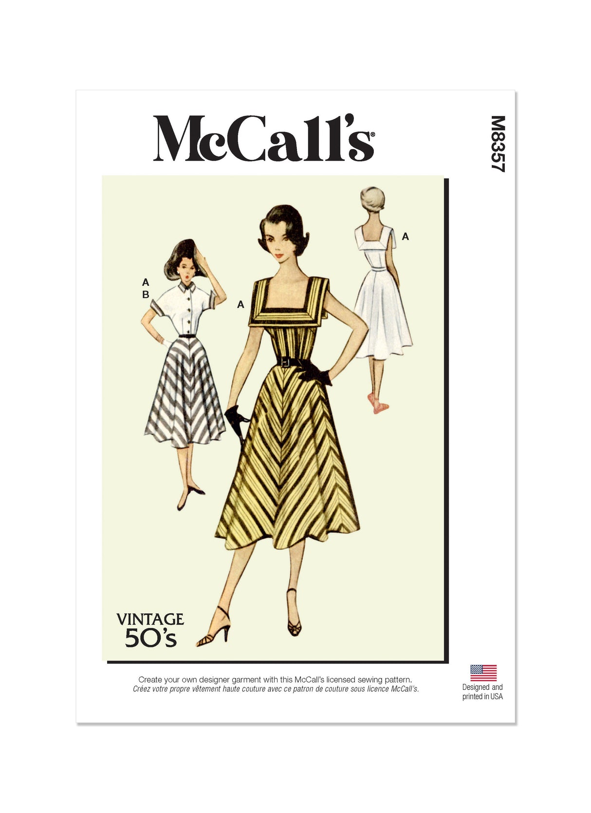 Patron McCall's n°8357 - Robe et veste vintage