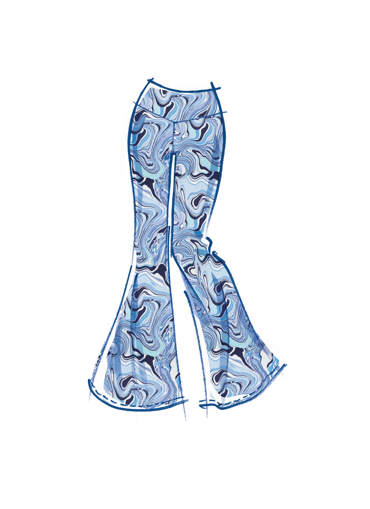Patron McCall's n°8368 - Haut court et pantalon évasé