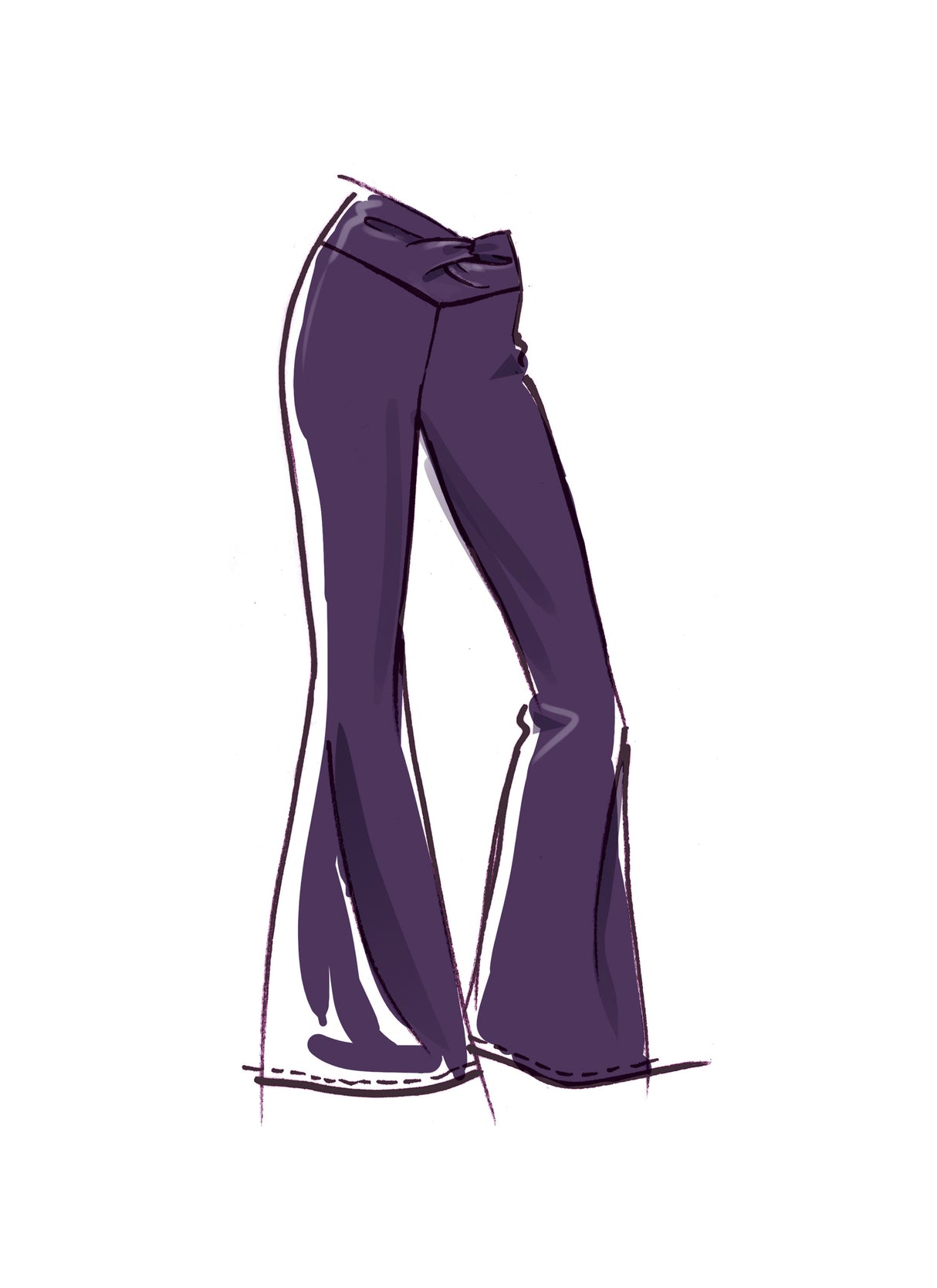 Patron McCall's n°8368 - Haut court et pantalon évasé