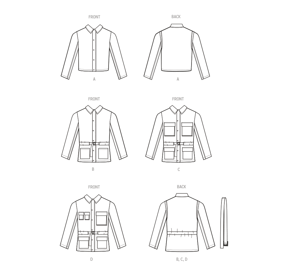 Patron McCall's n°8371 - Veste pour homme en deux longueurs