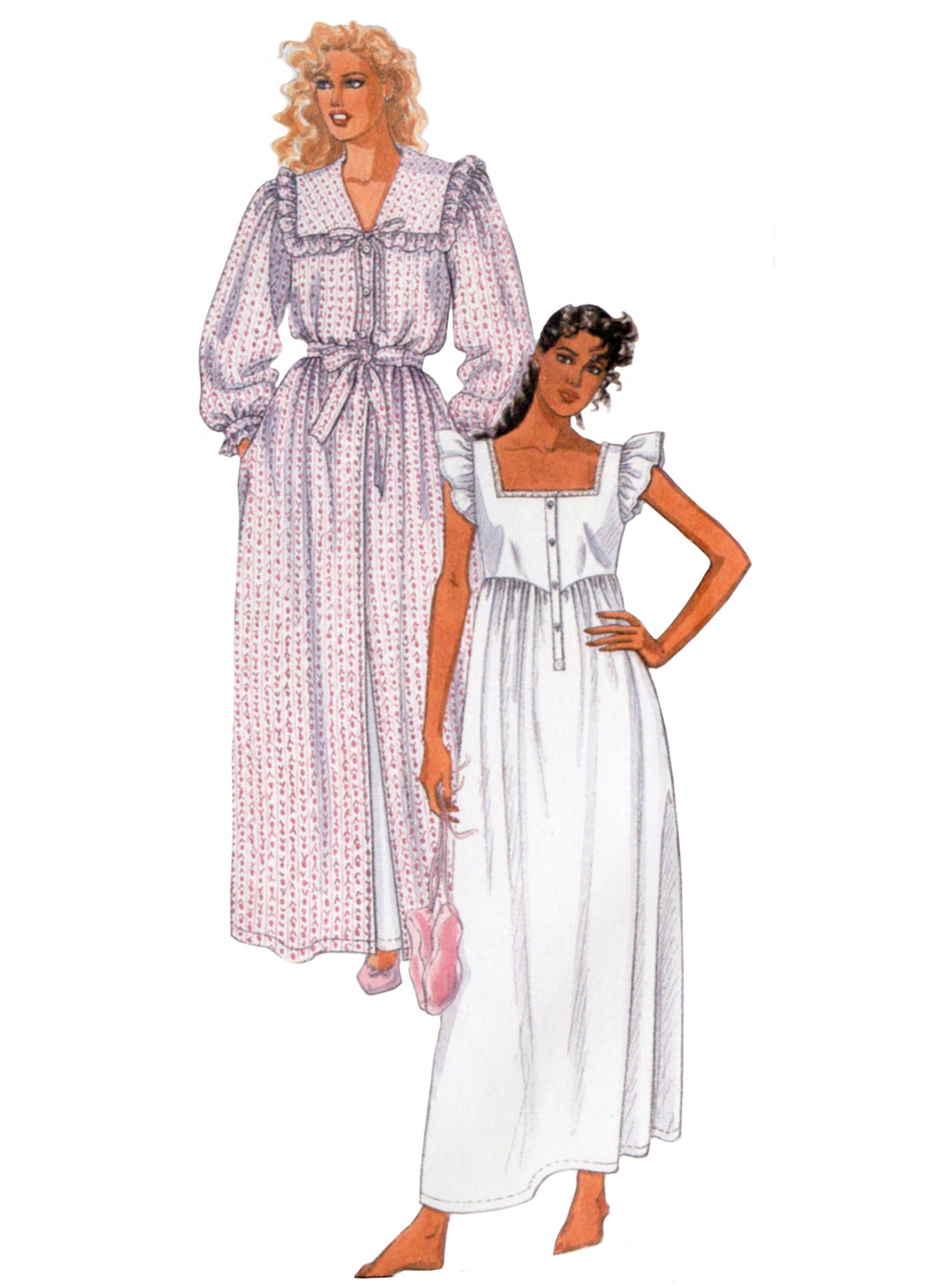 Patron McCall's n°8381 - Robe de chambre et chemise de nuit