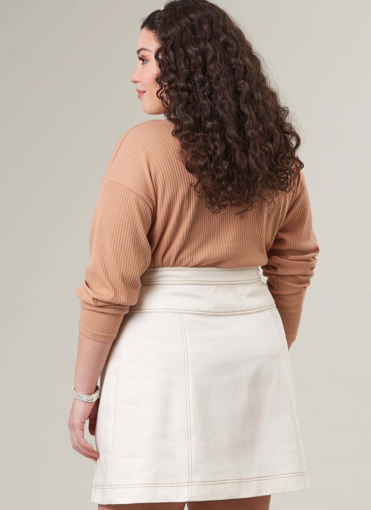 Patron McCall's n°8390 - Jupe trapèze taille haute