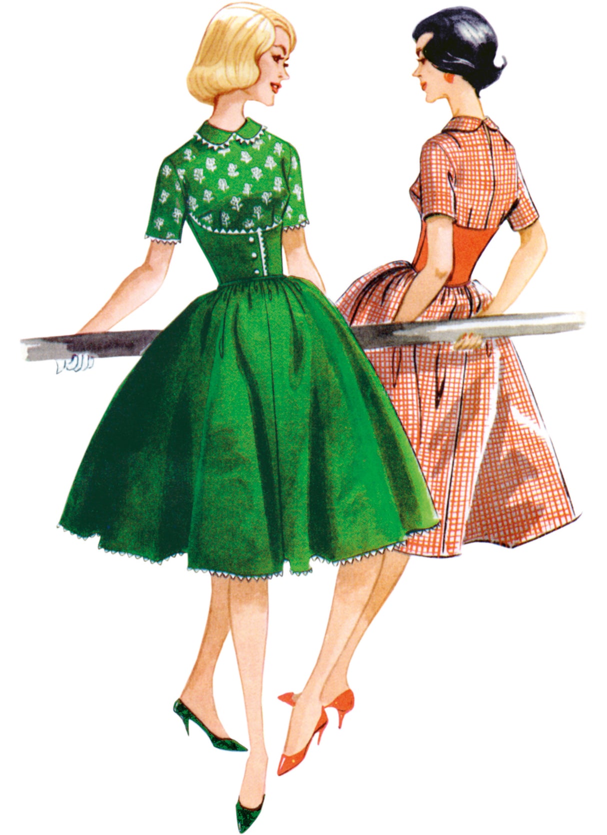 Patron McCall's n°8401 - Robe vintage des années 1950