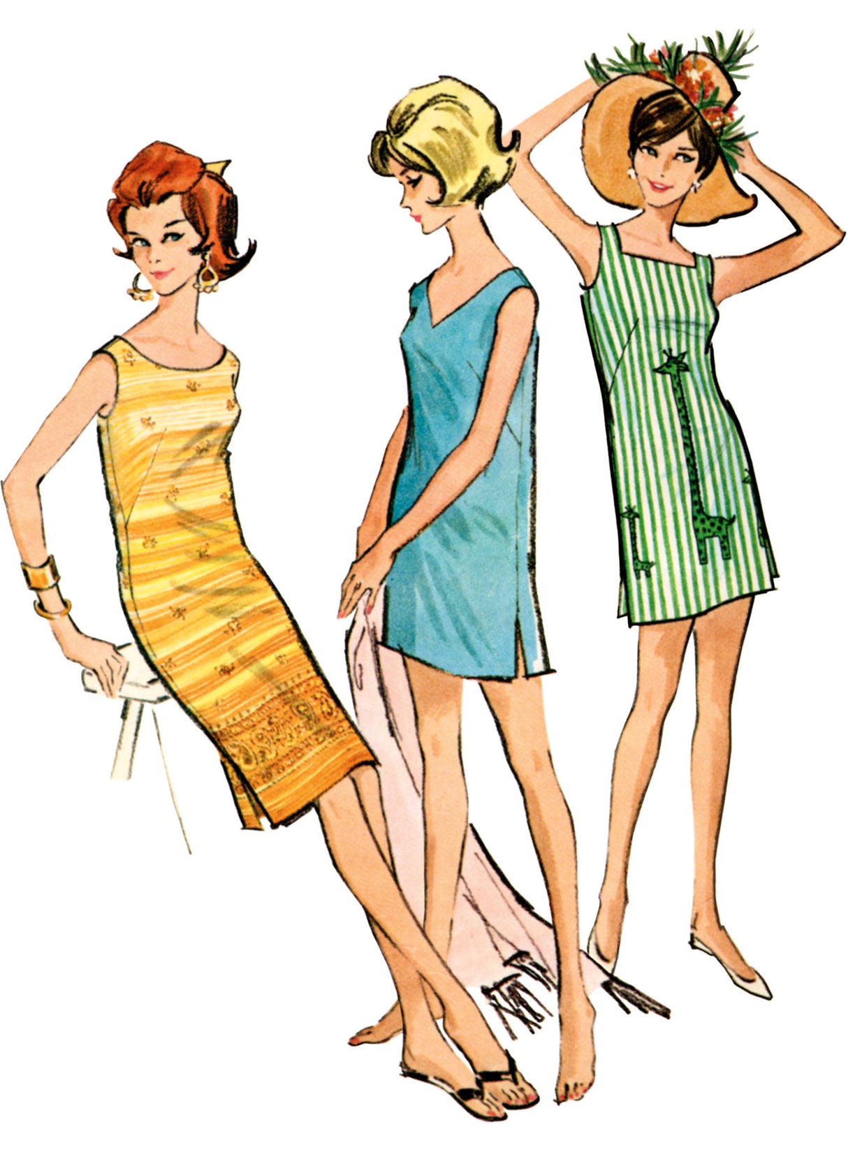 Patron McCall's n°8402 - Robe vintage des années 1960