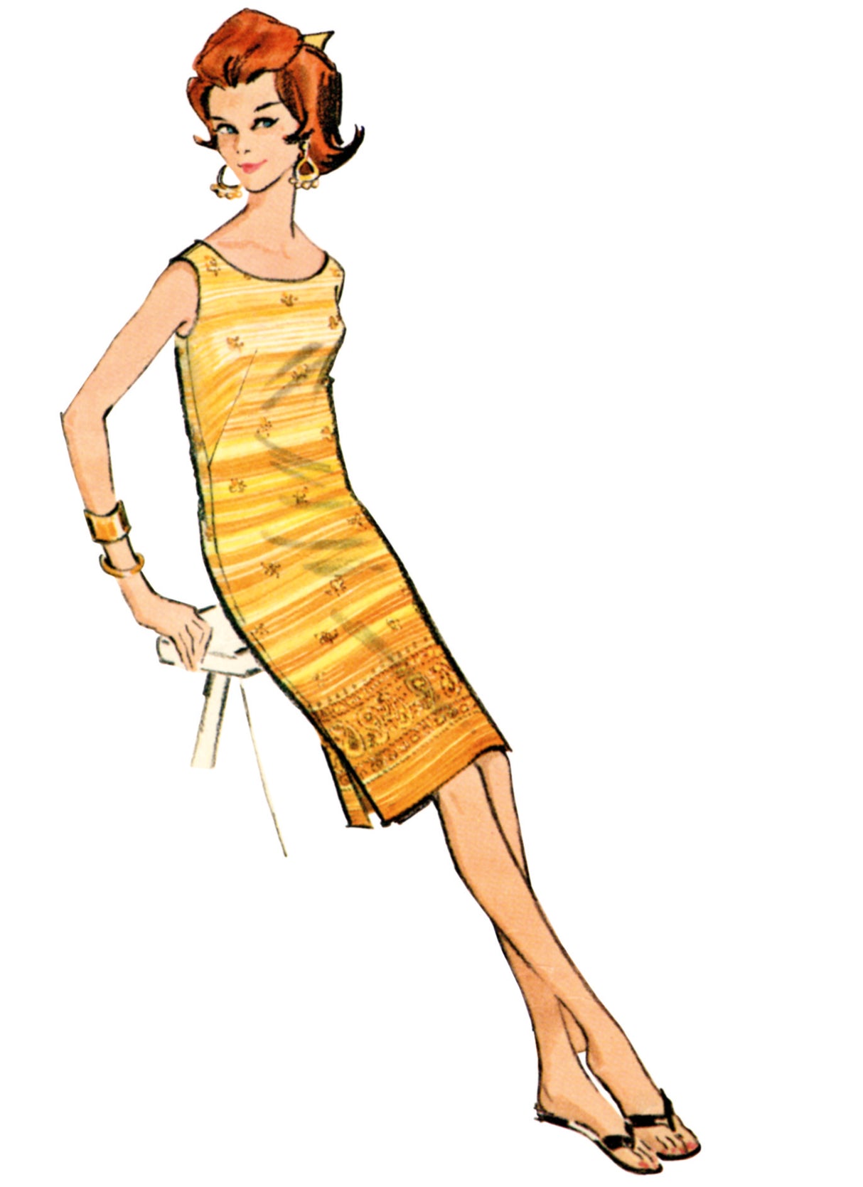 Patron McCall's n°8402 - Robe vintage des années 1960