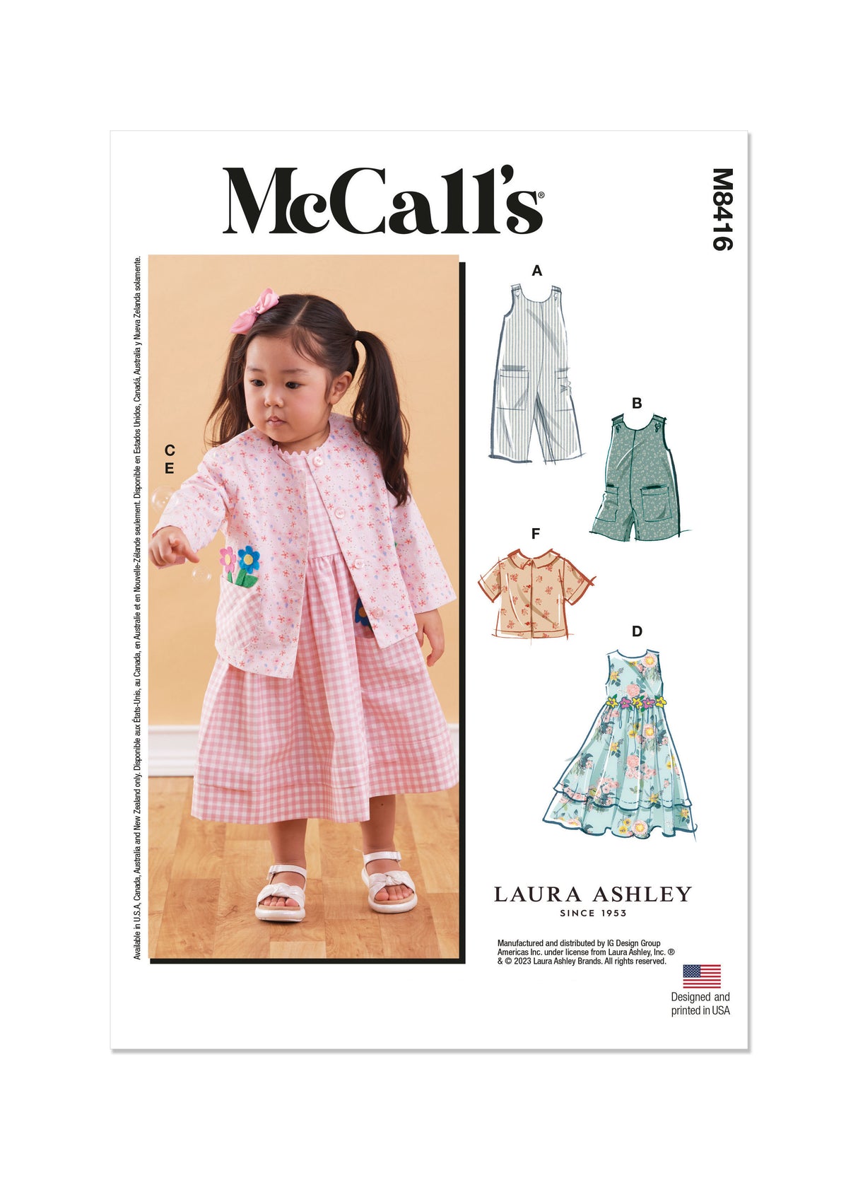 Patron McCall's n°8416 - Robe portefeuille avec variations