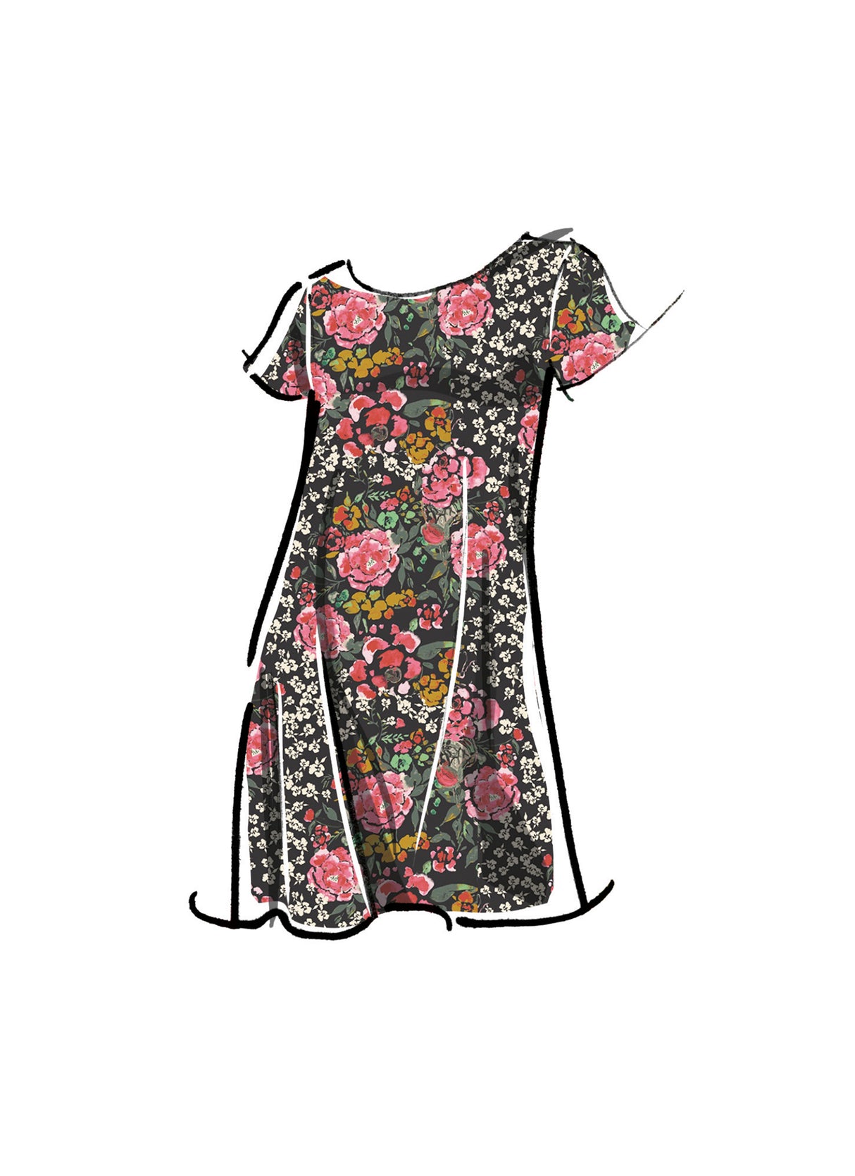 Patron McCall's n°8418 - Robe de maternité, tunique et leggings
