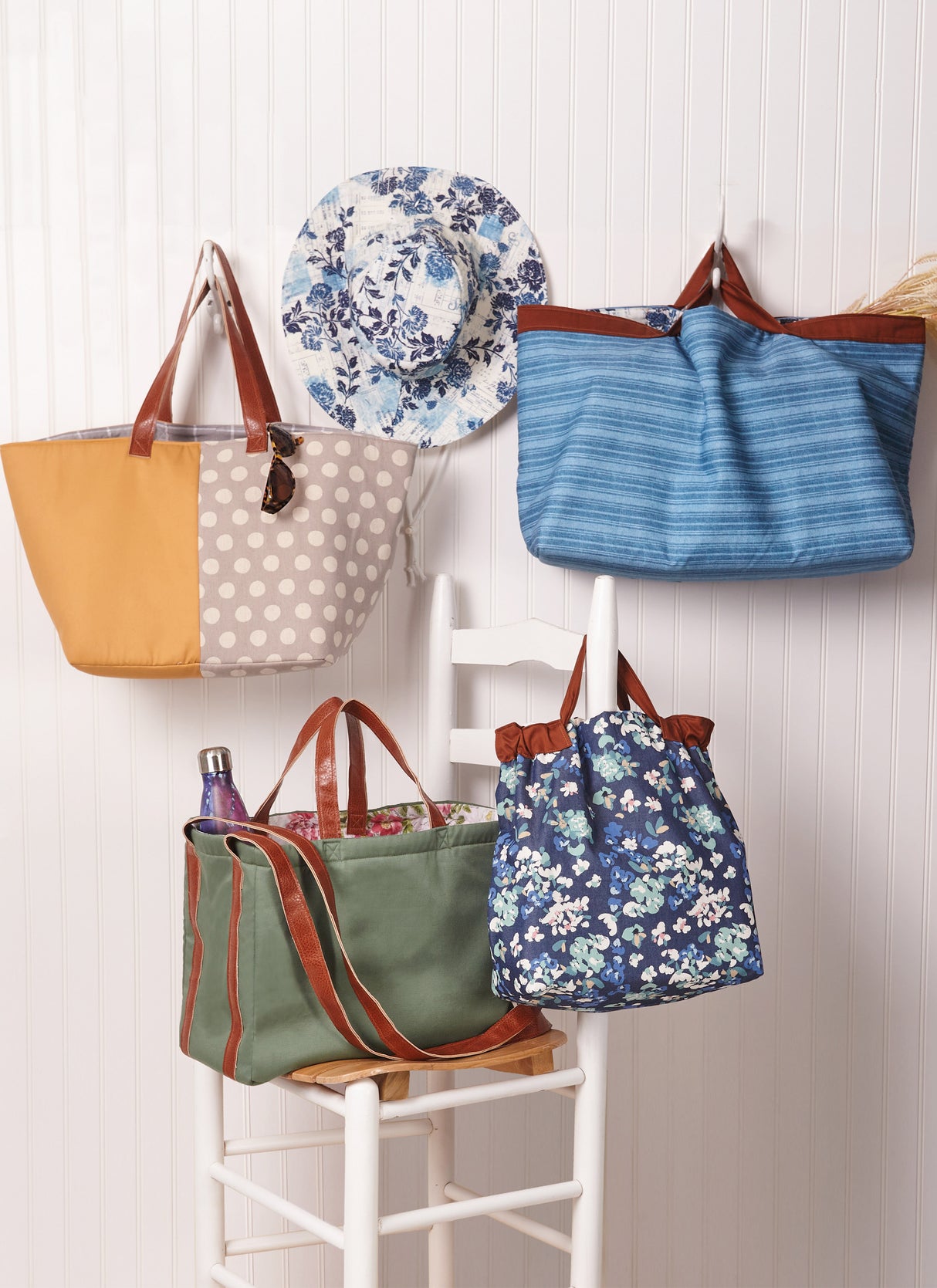 Patron McCall's n°8419 - Sacs fourre-tout et chapeau