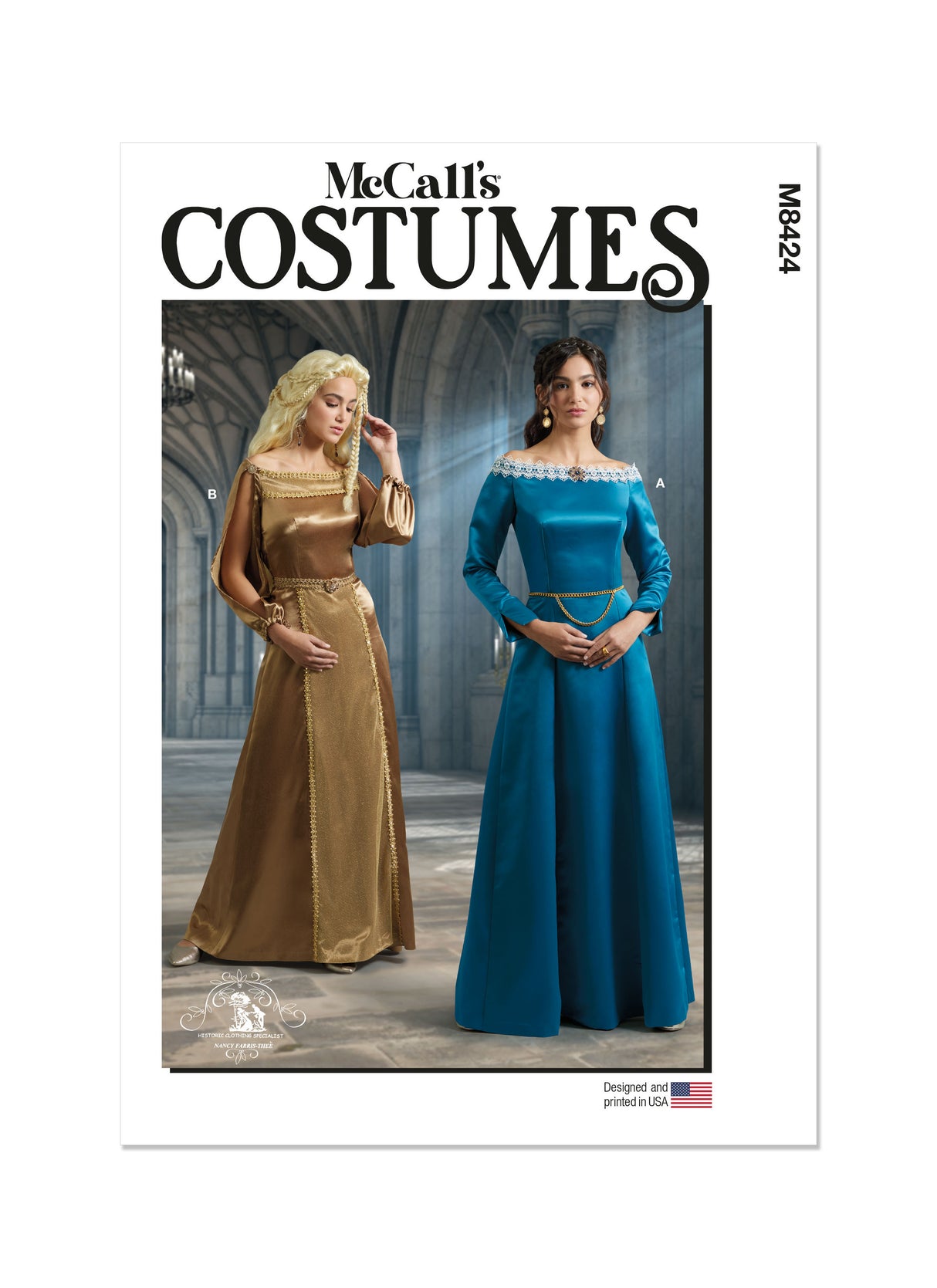Patron McCall's n°8424 - Robe de princesse médiévale