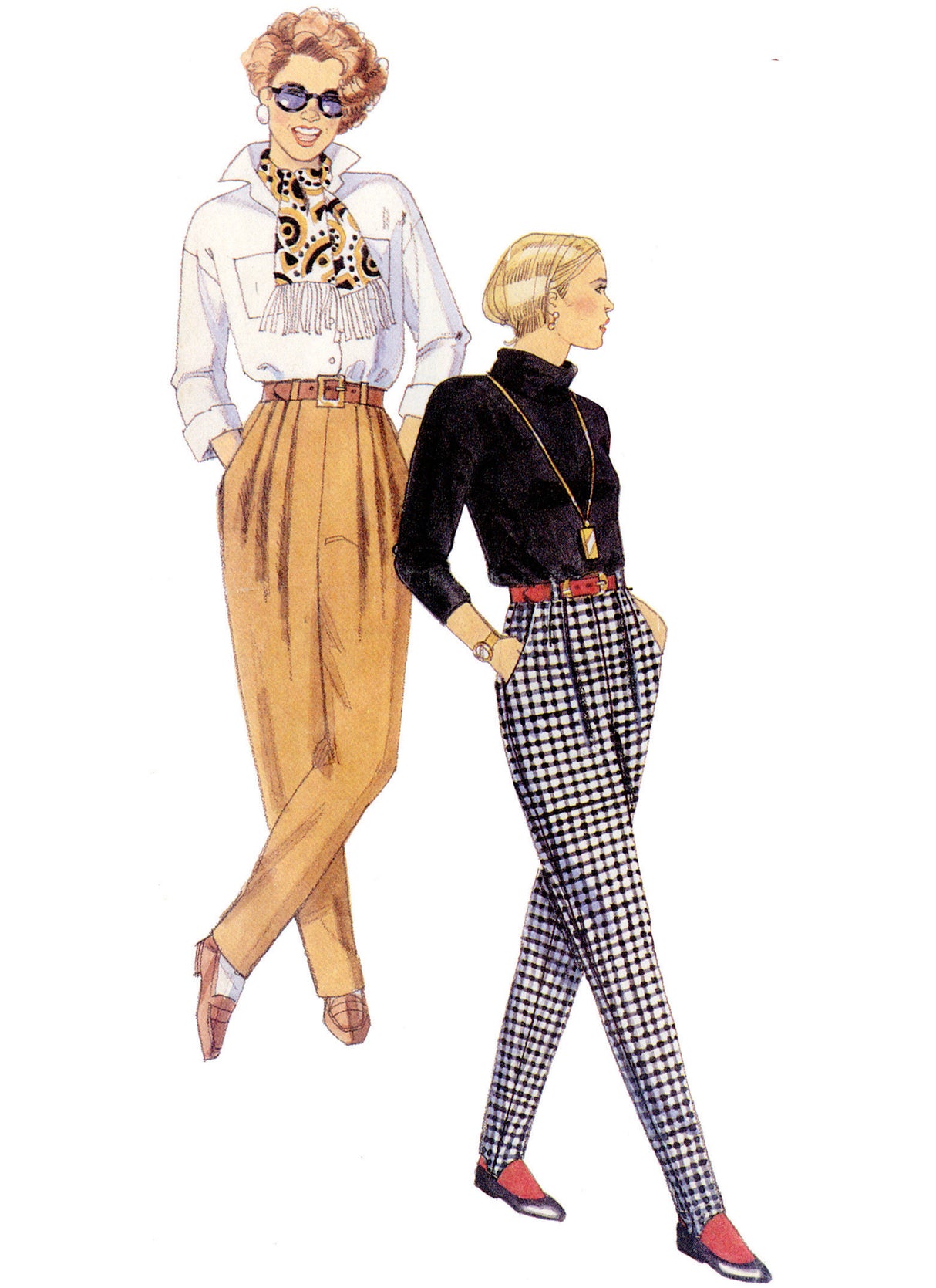 Patron McCall's n°8432 - Pantalons vintage des années 1990