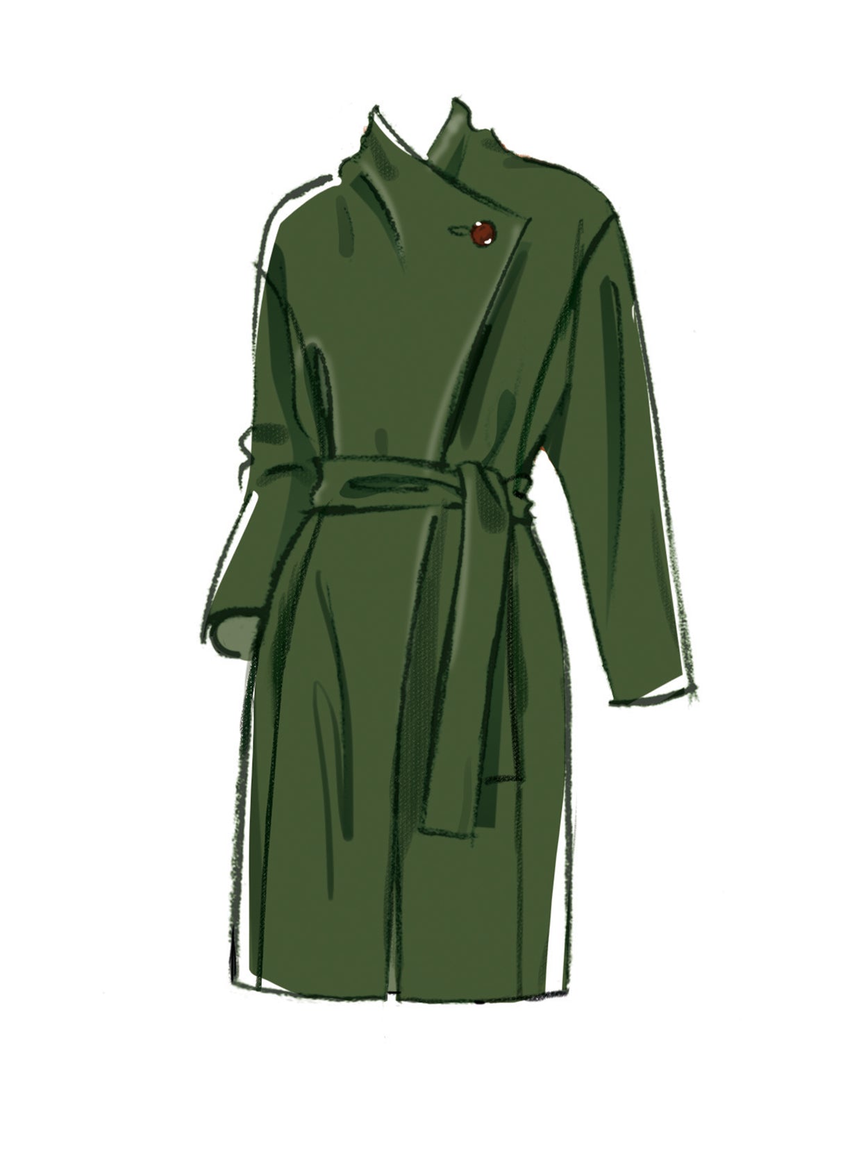 Patron McCall's n°8438 - Manteau et gilet pour femme