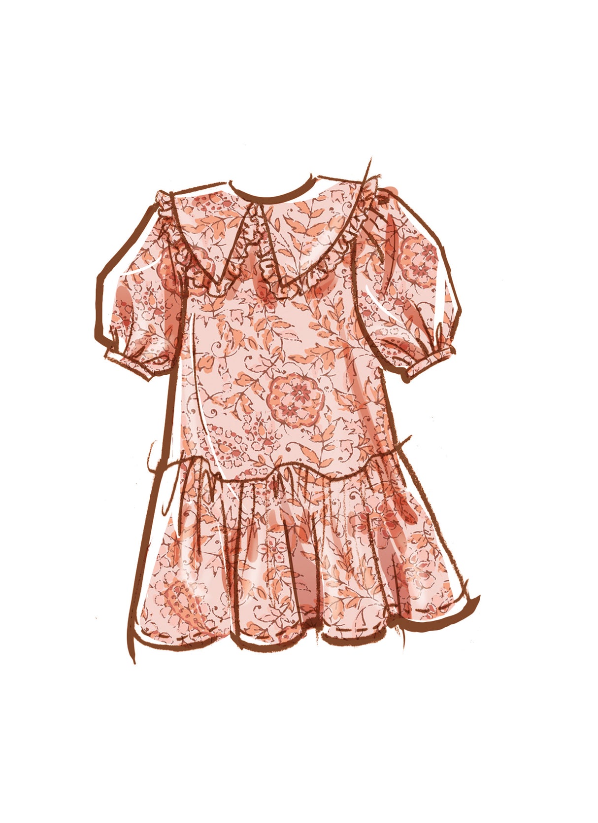 Patron McCall's n°8444 - Robe pour enfants