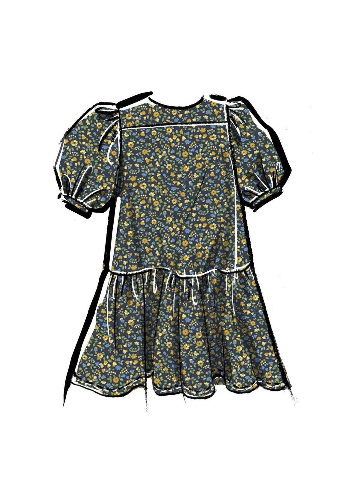 Patron McCall's n°8444 - Robe pour enfants