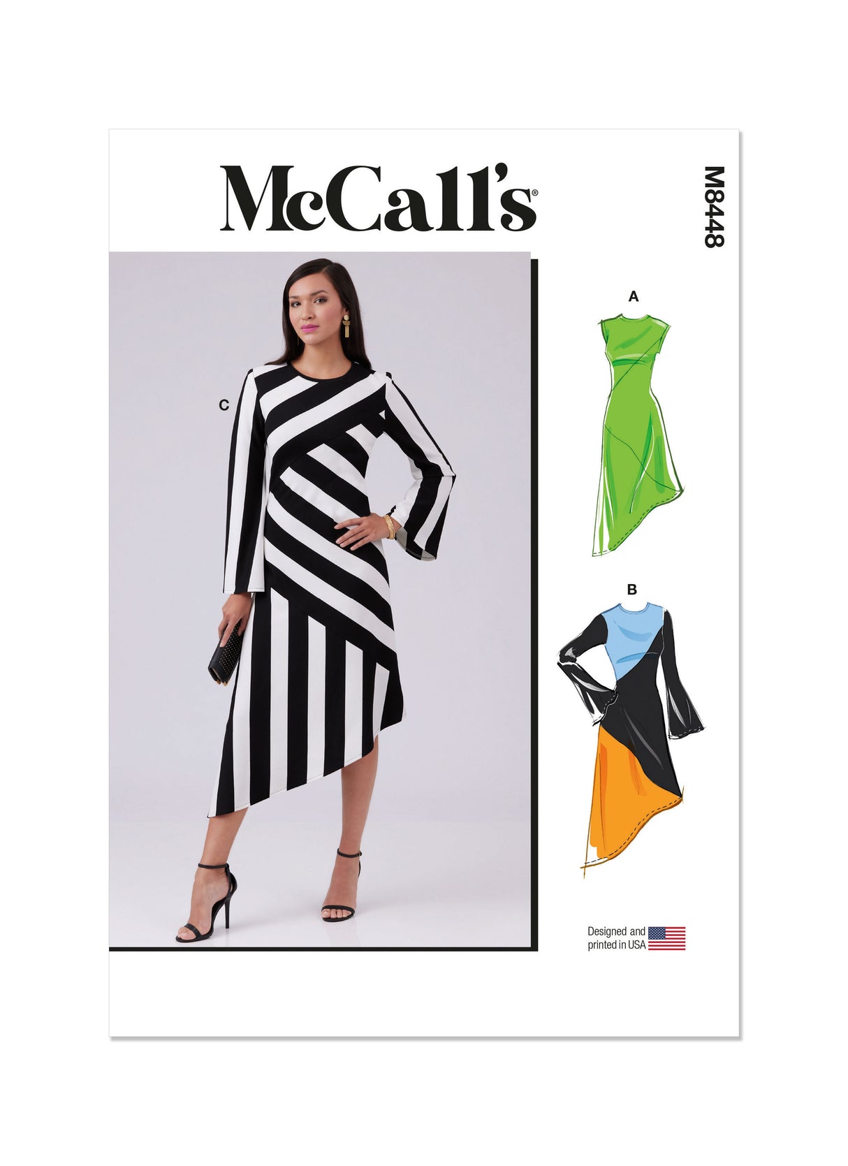 Patron McCall's n°8448 - Robe en tricot