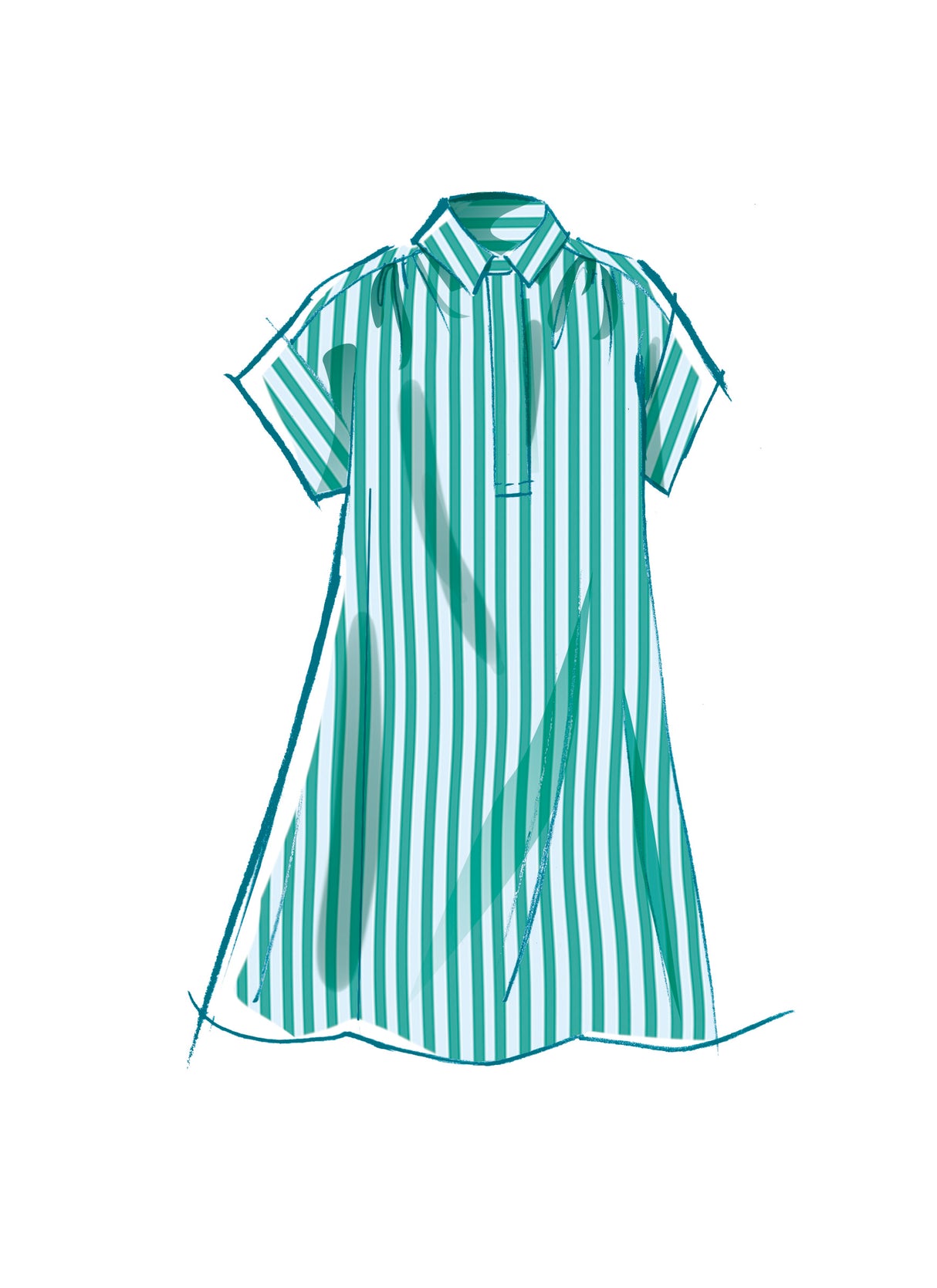 Patron McCall's n°8449 - Robe à enfiler avec variations