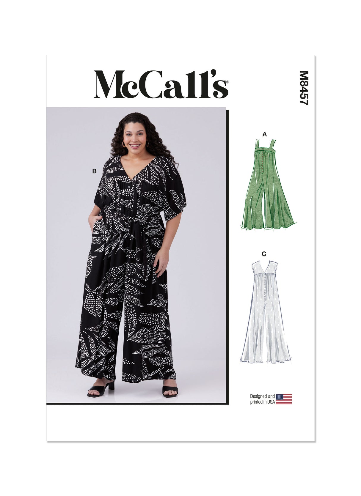 Patron McCall's n°8457 - Combinaison ample avec ceinture