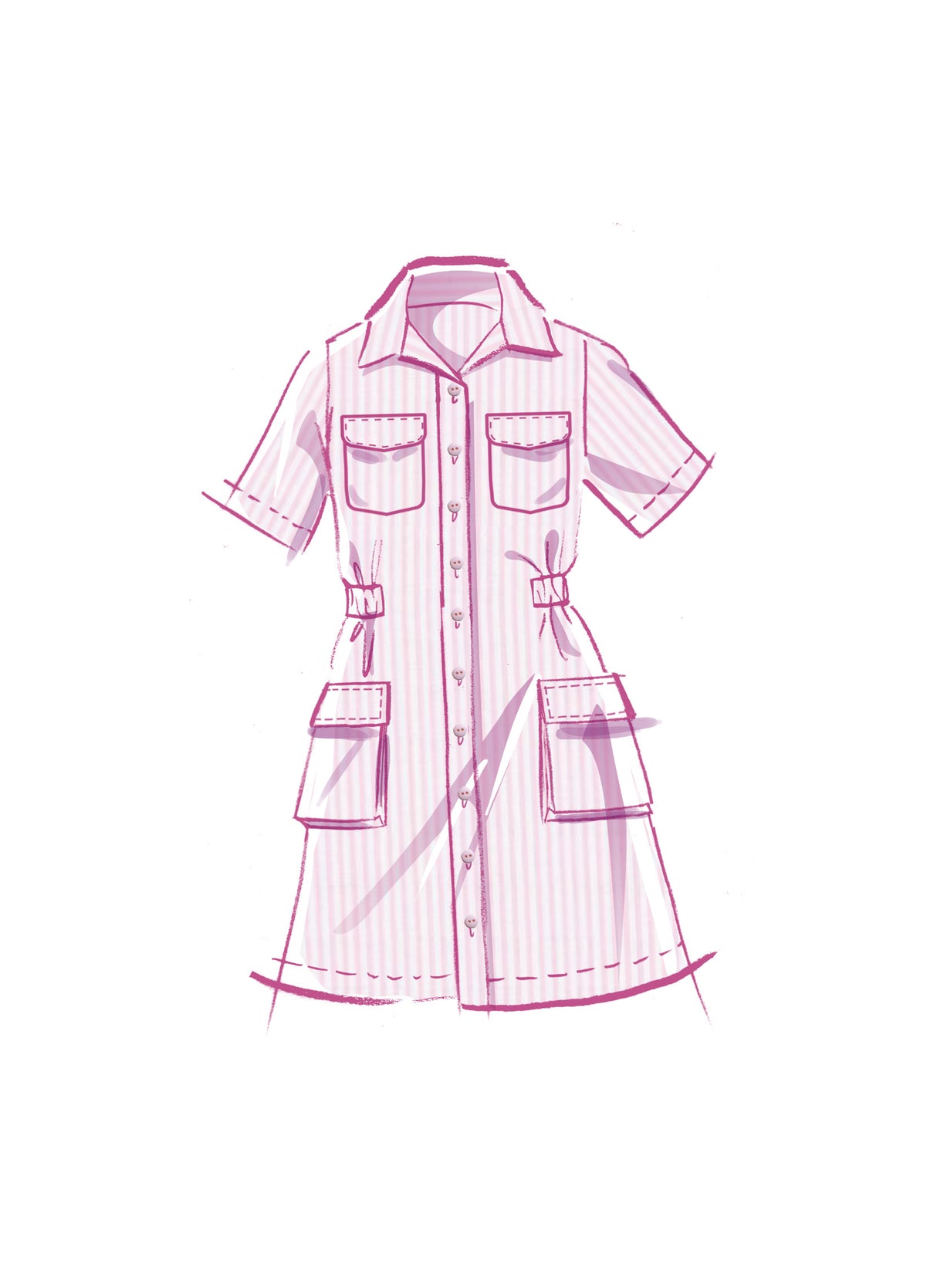 Patron McCall's n°8462 - Ensemble chemise, robe, short et pantalon pour enfants