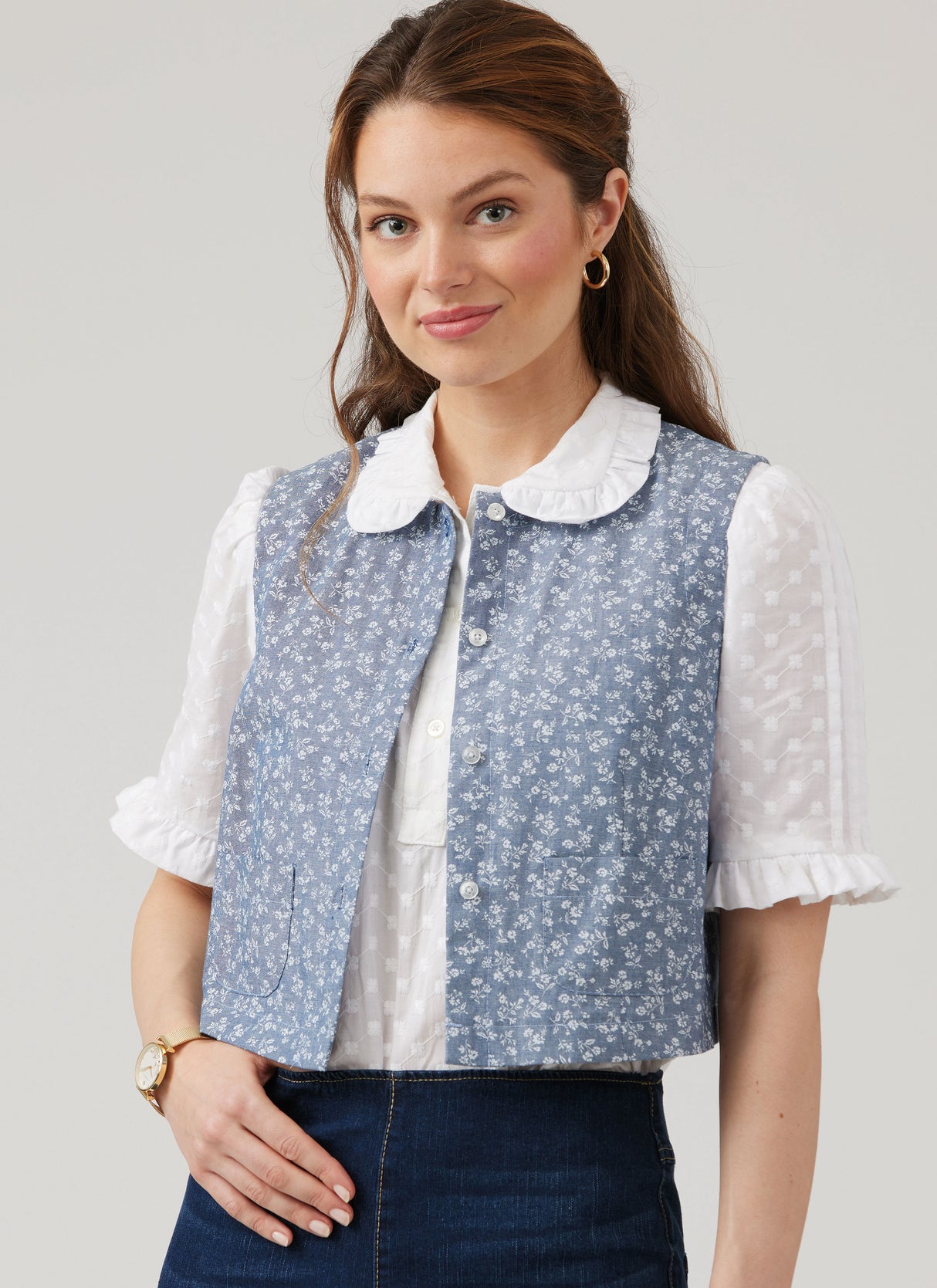 Patron McCall's n°8463 - Chemisier, gilet, jupe et jupon vintage