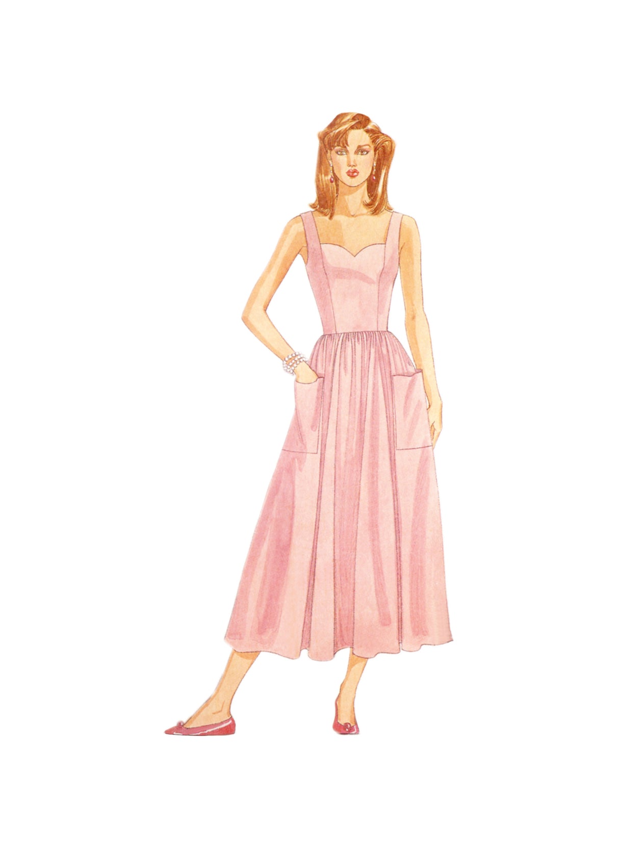 Patron McCall's n°8464 - Veste et robe vintage Laura Ashley