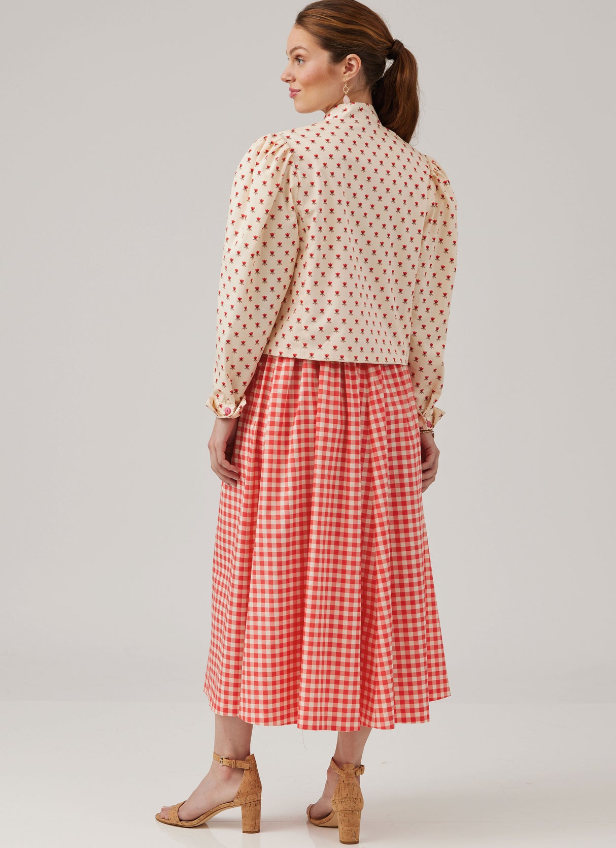 Patron McCall's n°8464 - Veste et robe vintage Laura Ashley