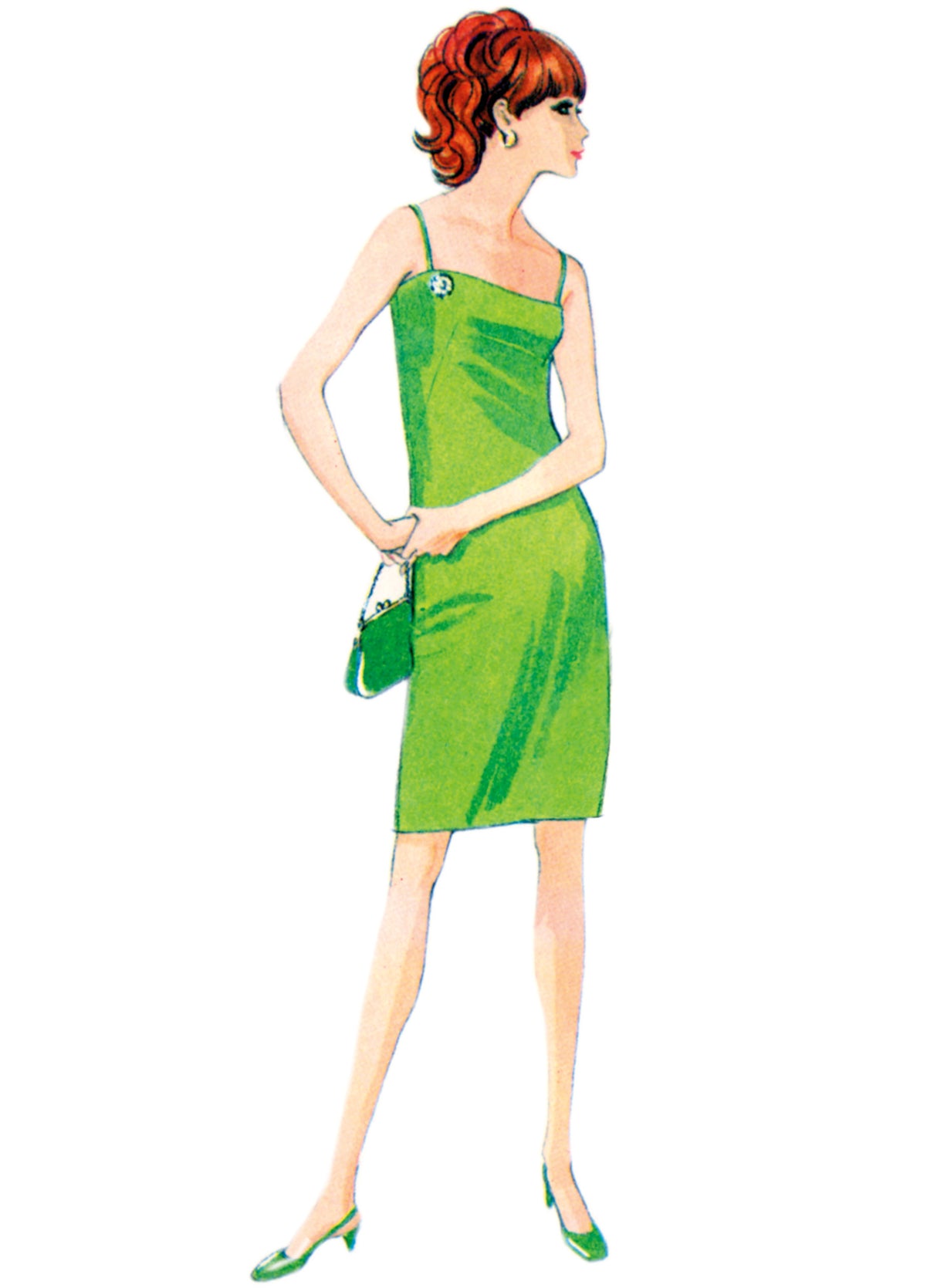 Patron McCall's n°8466 - Robe nuisette et surrobe transparente