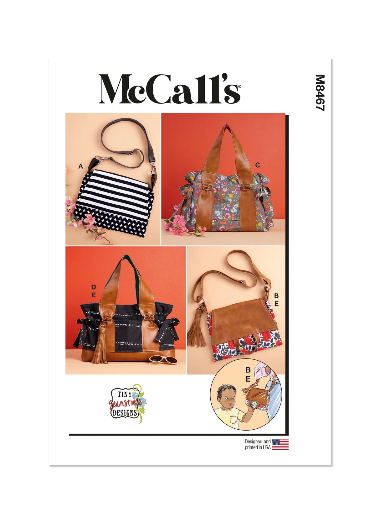 Patron McCall's n°8467 - Collection de sacs polyvalents