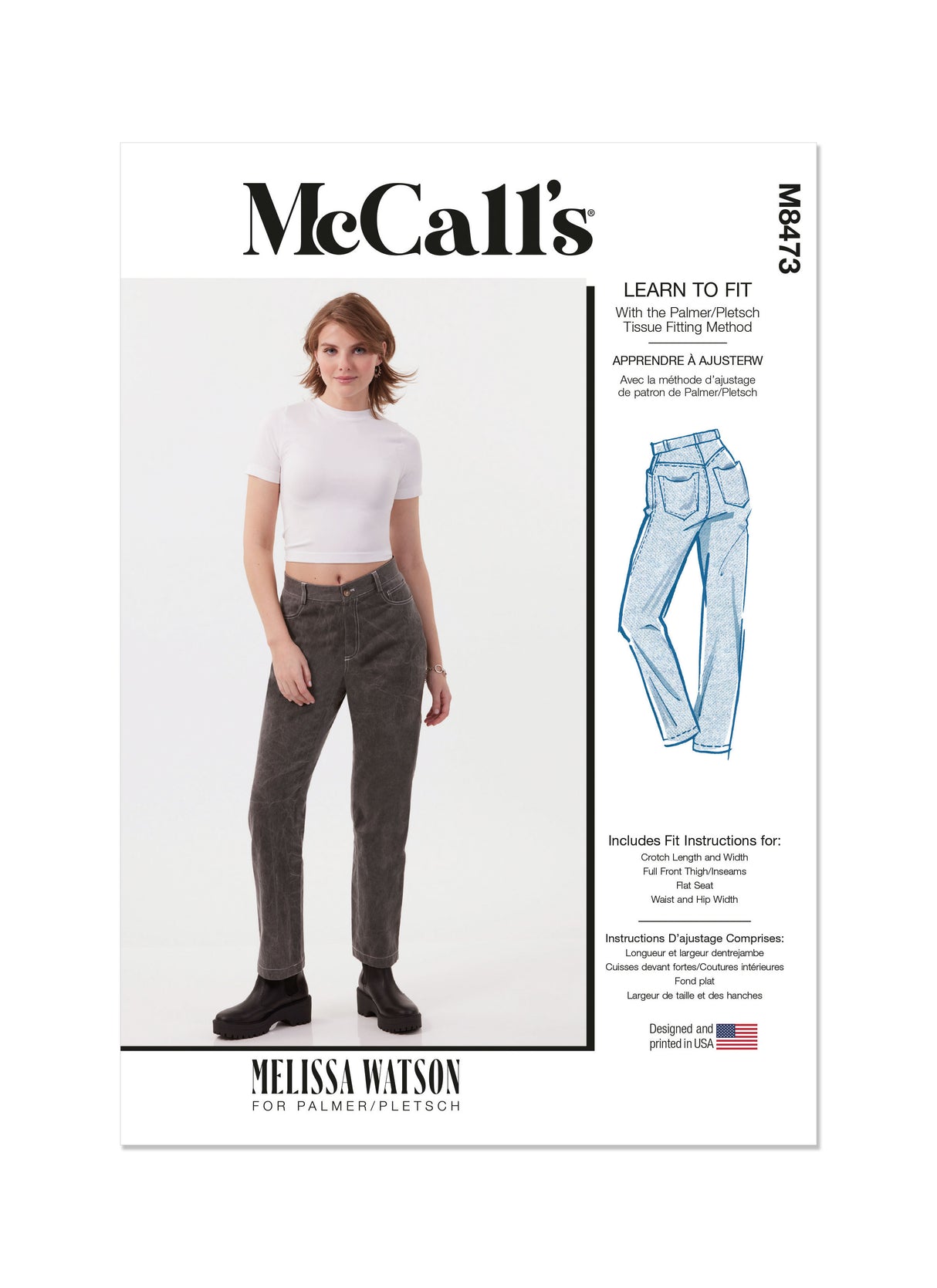 Patron McCall's n°8473 - Pantalon pour femmes