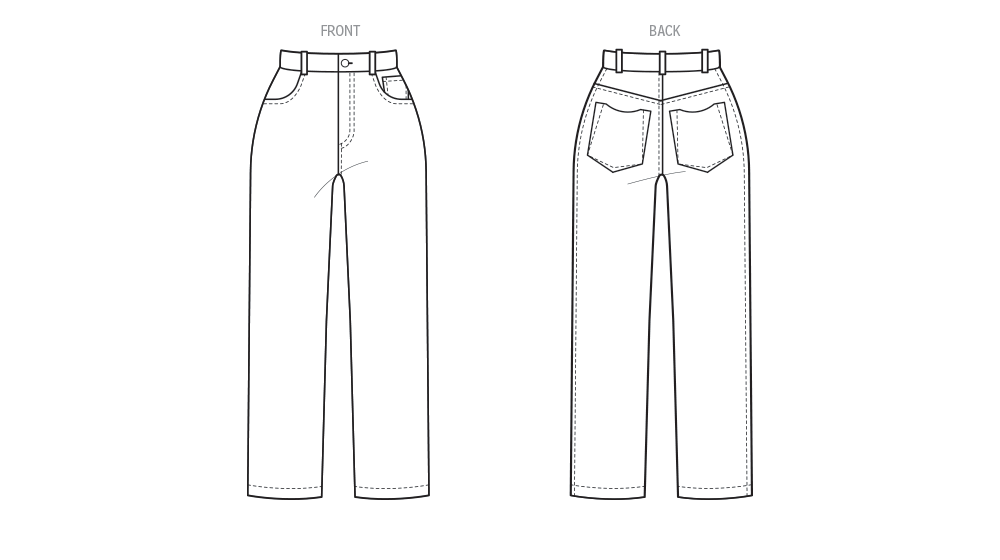 Patron McCall's n°8473 - Pantalon pour femmes