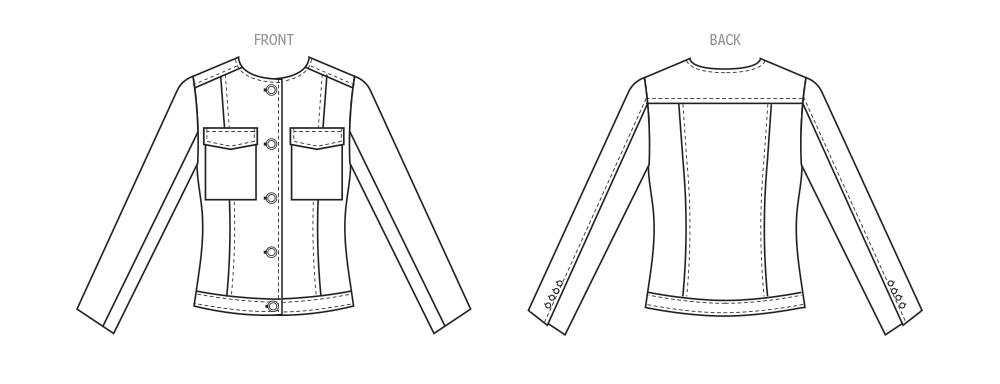 Patron McCall's n°8474 - Veste pour femmes