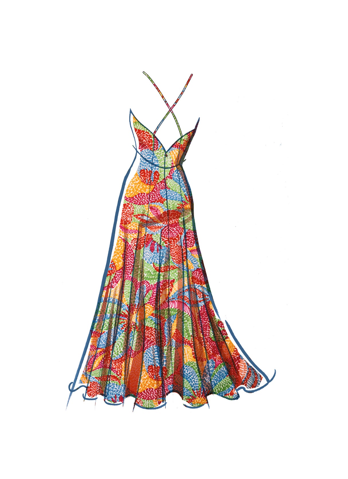 Patron McCall's n°8475 - Robe de soirée élégante