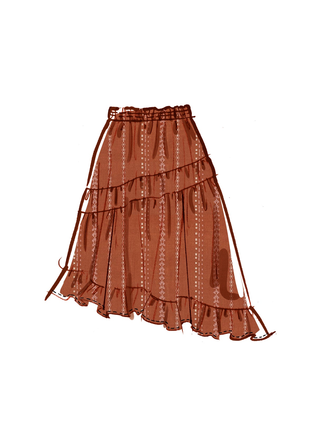 Patron McCall's n°8483 - Hauts et jupes pour femmes