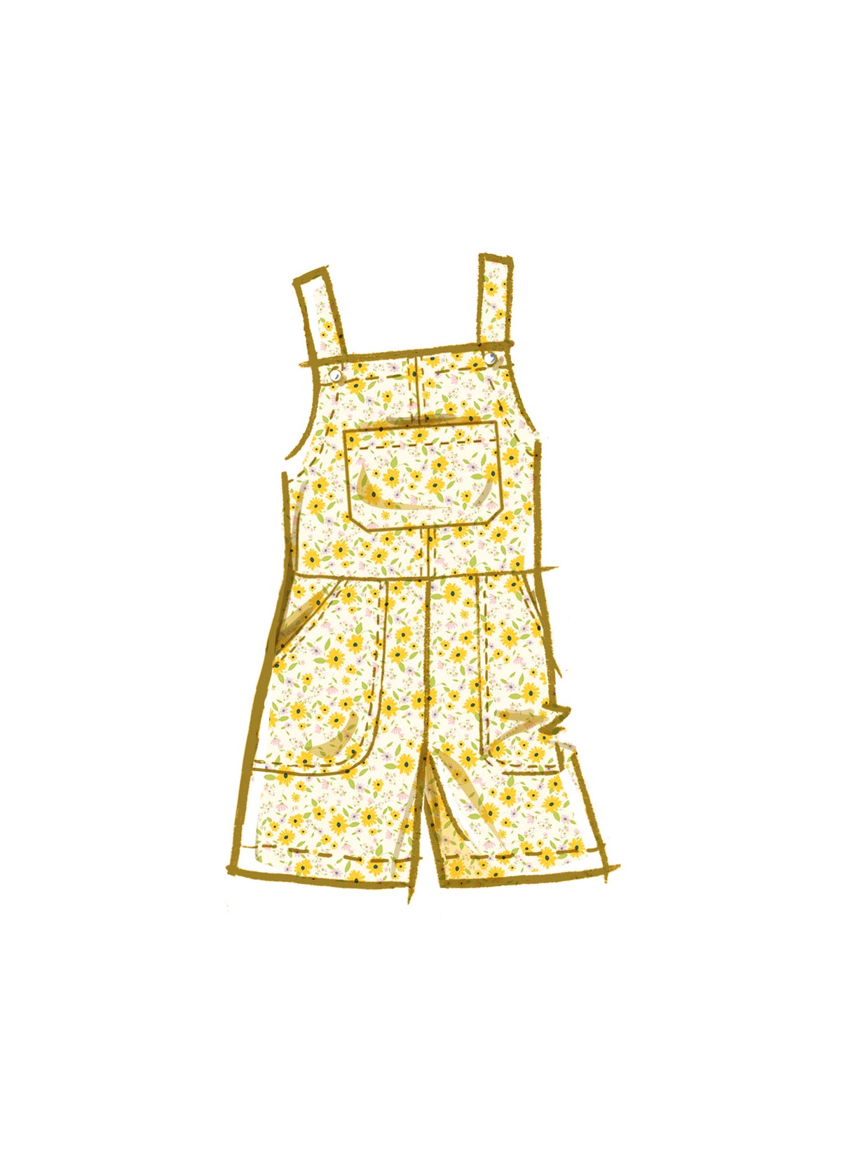 Patron McCall's n°8489 - Robe chasuble et salopette pour enfants