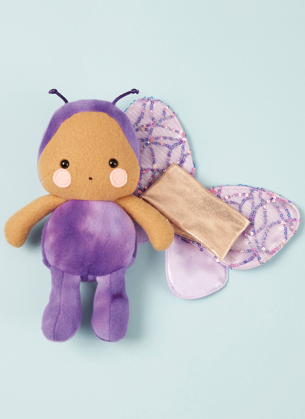 Patron McCall's n°8496 - Peluches abeille et coccinelle avec accessoires