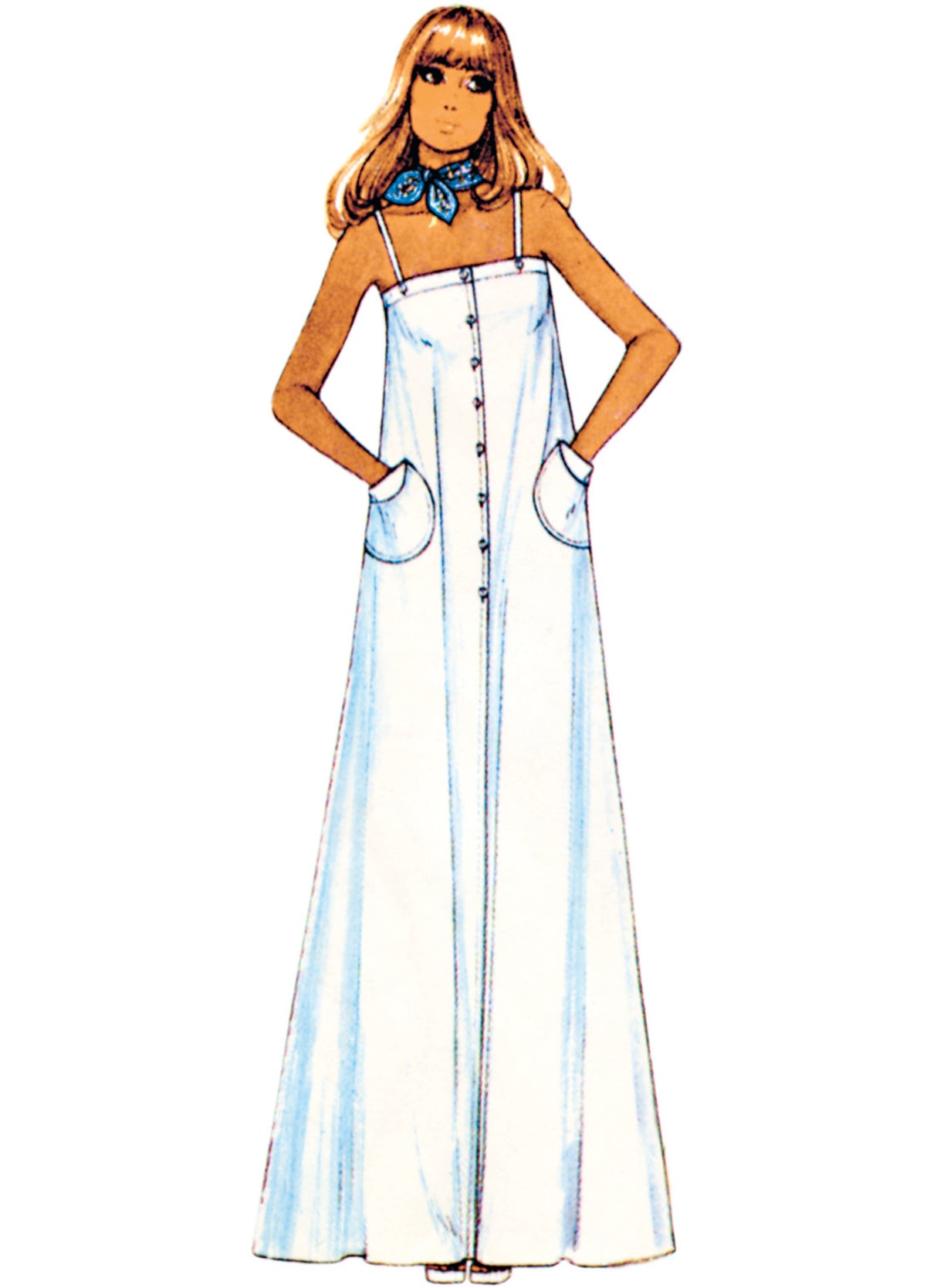Patron McCall's n°8499 - Robe et haut vintage par Laura Ashley